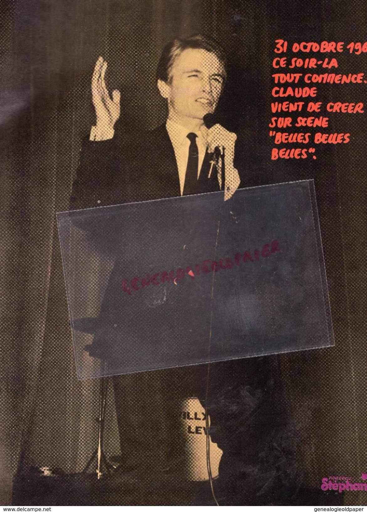 CLAUDE FRANCOIS - L' ALBUM SOUVENIRS NOUVEAU STEPHANIE HORS SERIE 1978 - Historical Documents