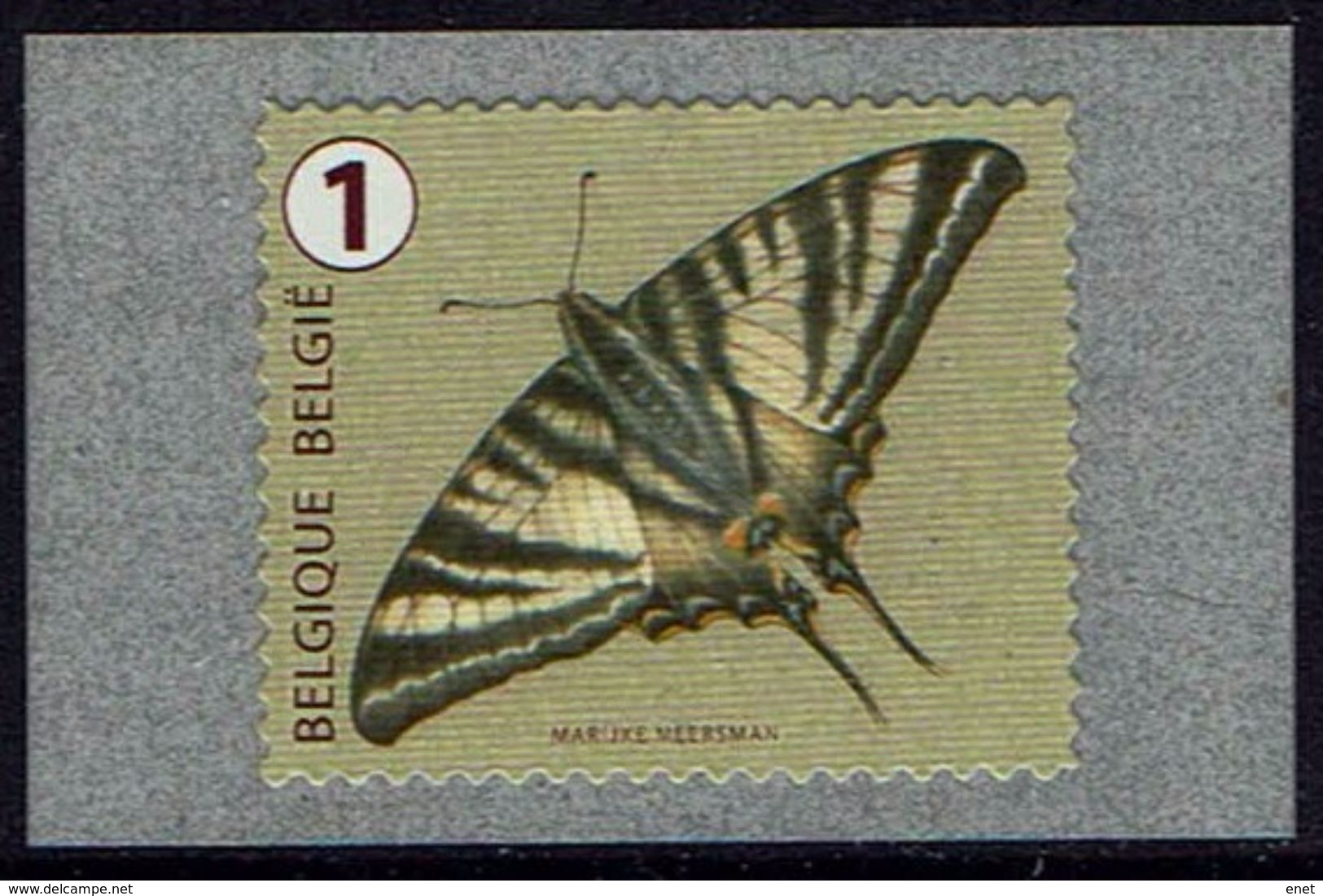 Belgie Belgien Belgium 2014 - Vlinder - 4461 / R128a  Met Nummer - Neufs