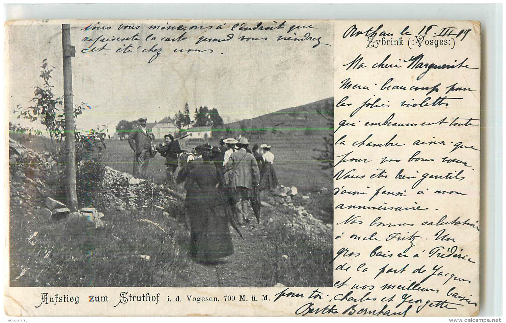 32288 - NATZWILLER - CARTE ALLEMANDE - AUFSTIEG ZUM STRUTHOF - Autres & Non Classés