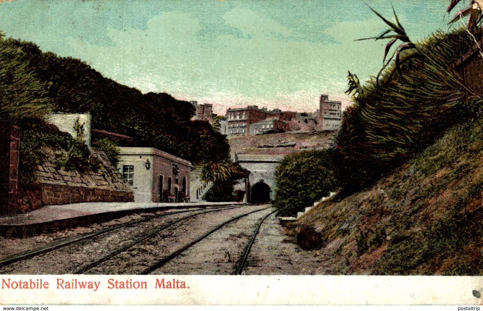 MALTA. NOTABILE RAILWAY STATION - Malte