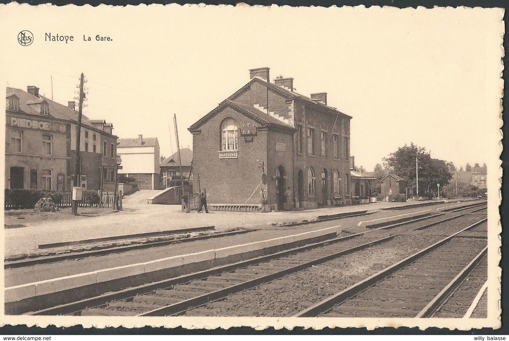 ** CPA - NATOYE - La Gare - Nels - Statie - Station  // - Hamois