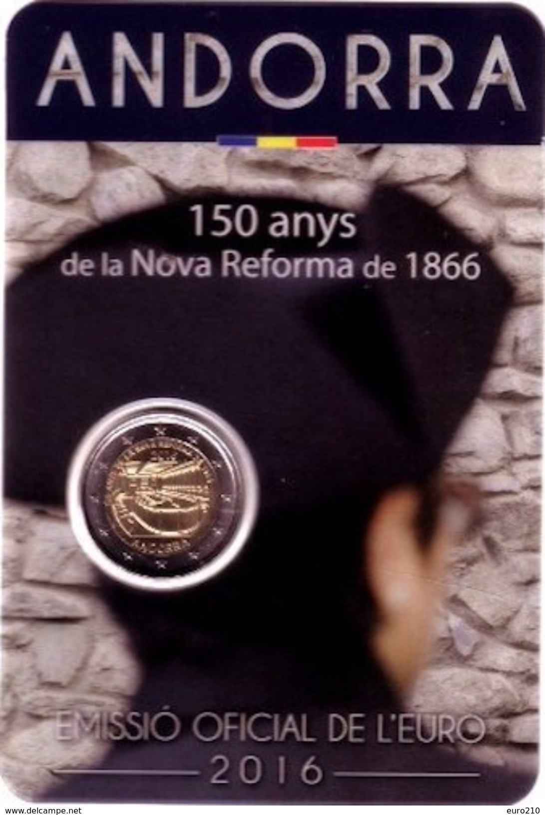 ANDORRA - 2 Euro 2016 - 150° Anniv. Nuova Riforma Del 1866 - Andorre