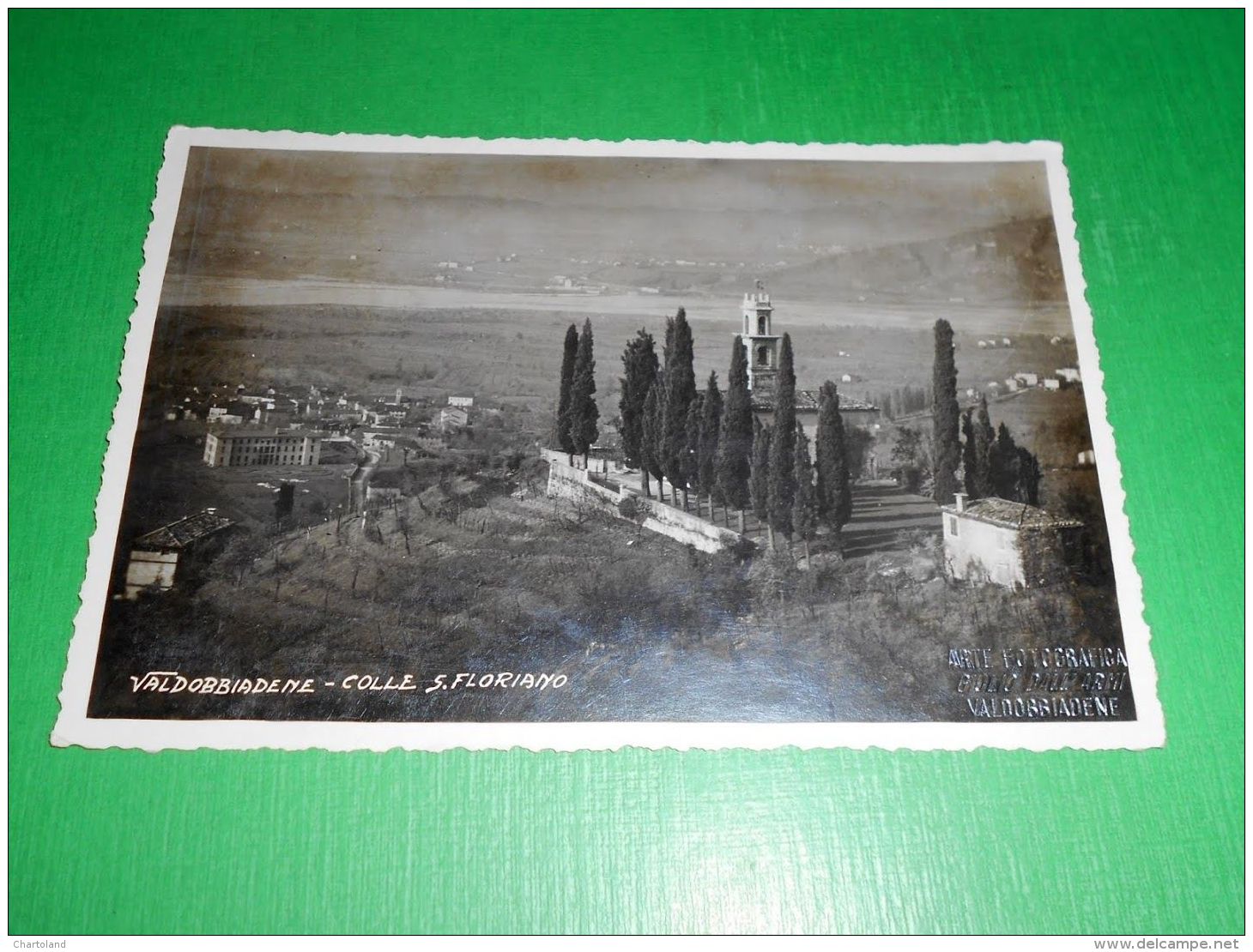 Cartolina Valdobbiadene - Colle S. Floriano 1934 - Treviso