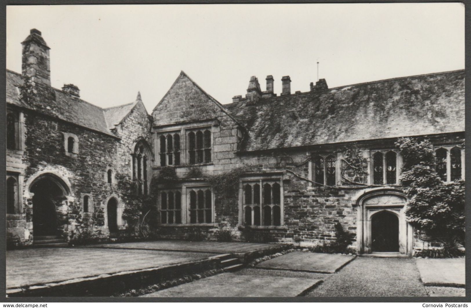 The Courtyard, Cotehele House, Cornwall, C.1960s - National Trust RP Postcard - Other & Unclassified