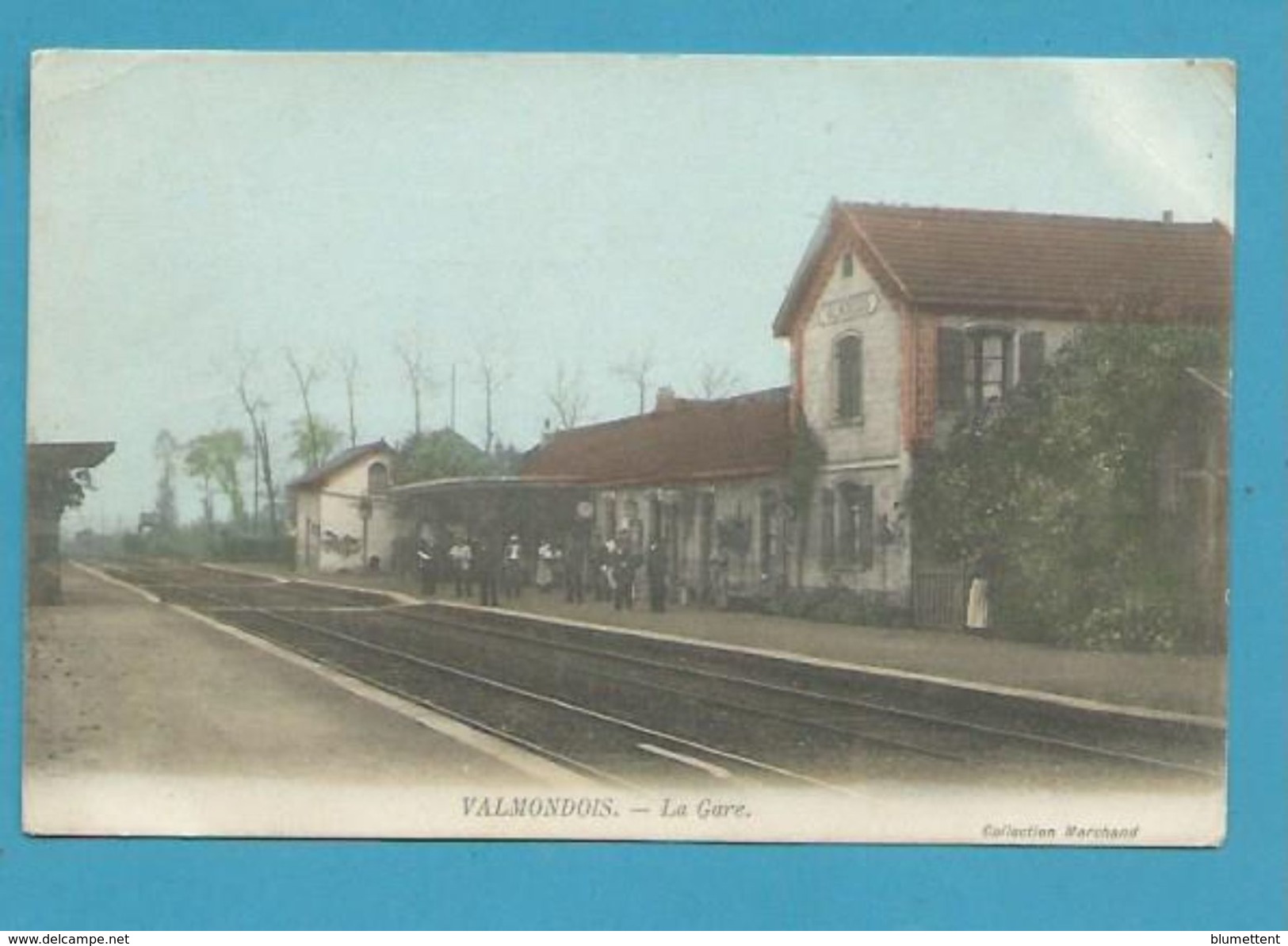 CPA  - Chemin De Fer Gare VALMONDOIS 95 - Valmondois