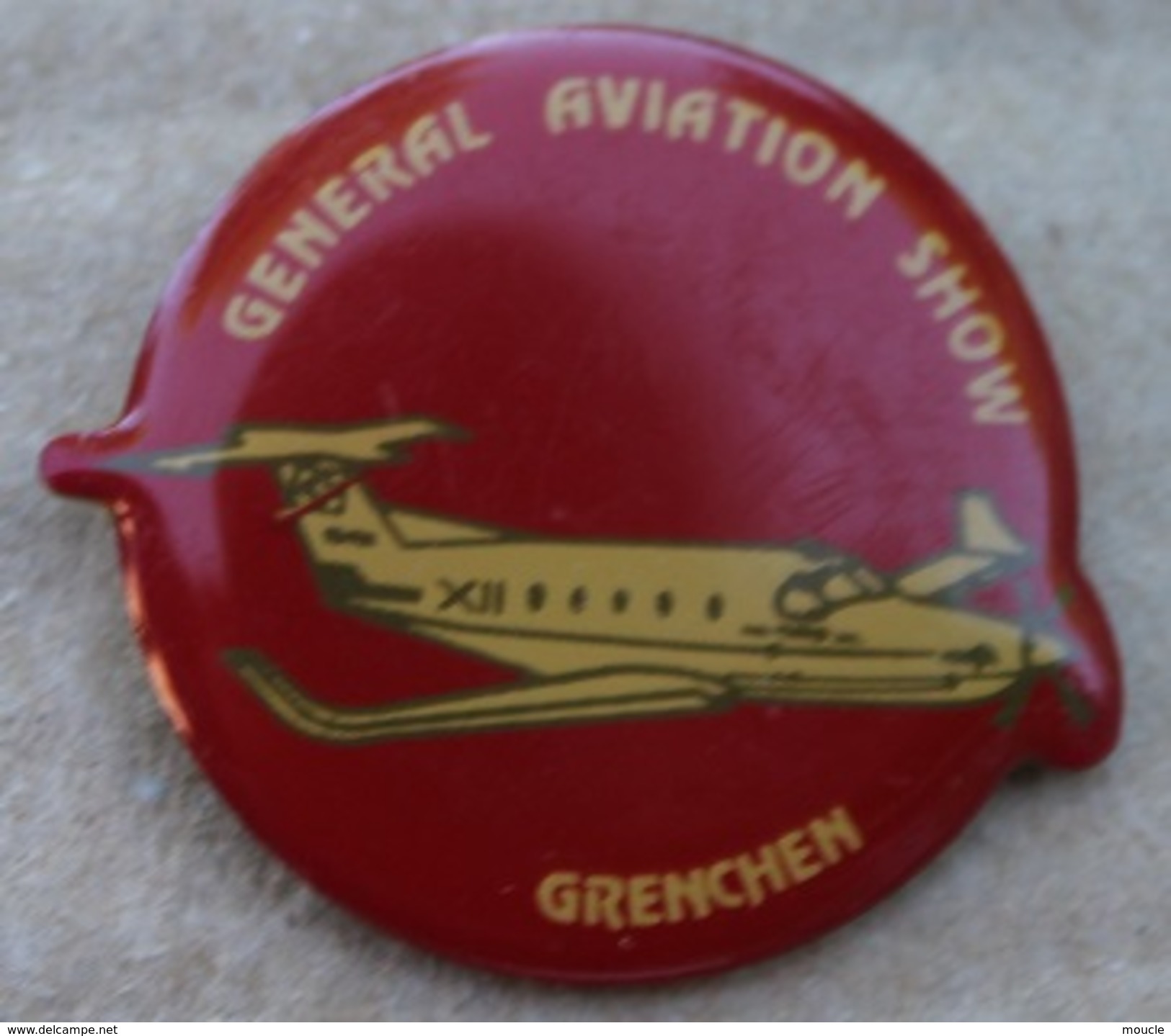 GENERAL AVIATION SHOW GRENCHEN SCHWEIZ - AVION - GRANGES - CANTON DE SOLEURE  - SUISSE -  SCHWEIZ - SVIZZERA  -  (JAUNE) - Avions