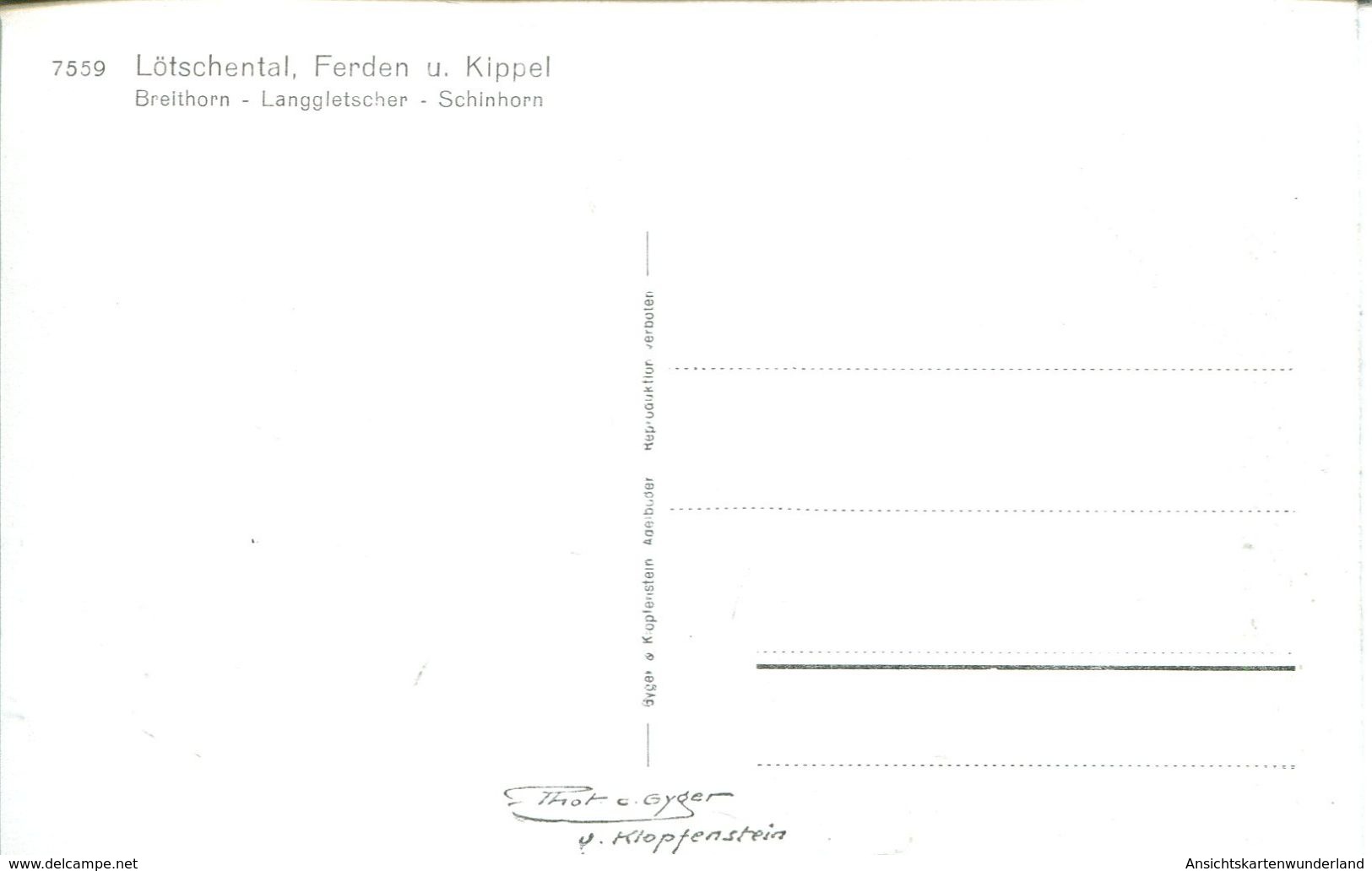 Lötschental, Ferden Und Kippel (000620) - Ferden