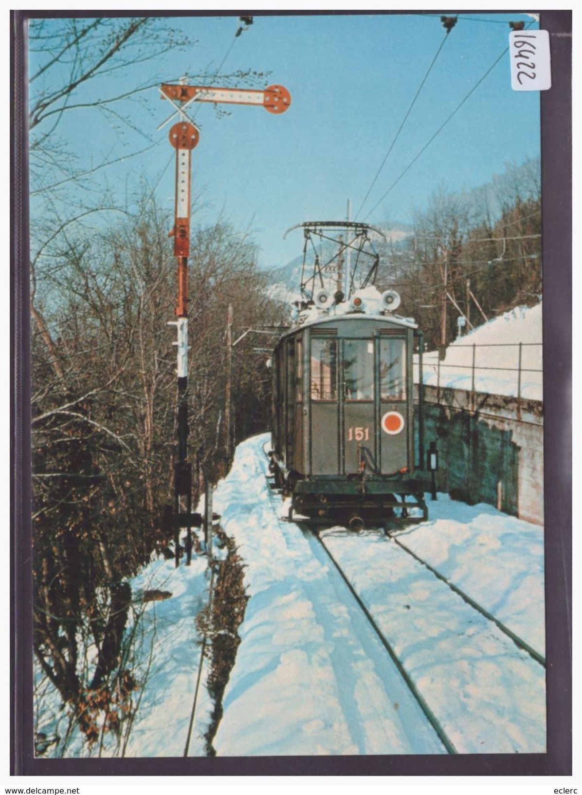 FORMAT 10x15cm - CHEMIN DE FER BLONAY CHAMBY - BAHN - TRAIN - TB - Autres & Non Classés