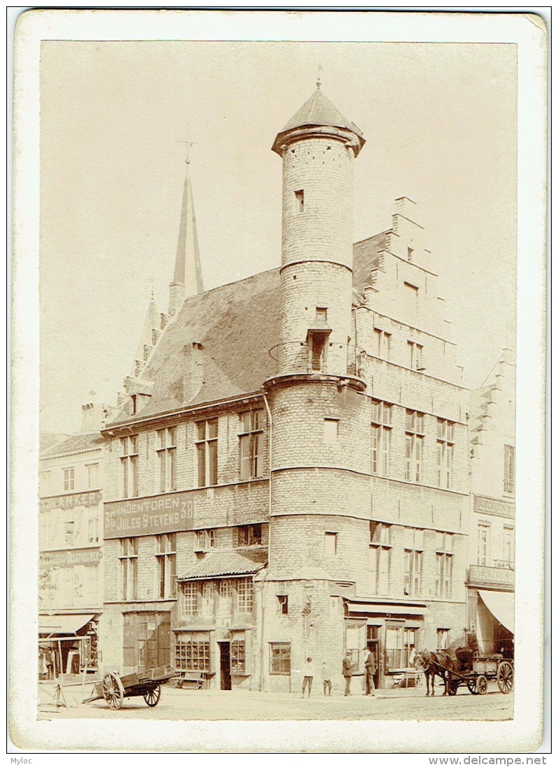 Foto/Photo. Gent/Gand. Maison Des Tisserands. 1894. - Ancianas (antes De 1900)