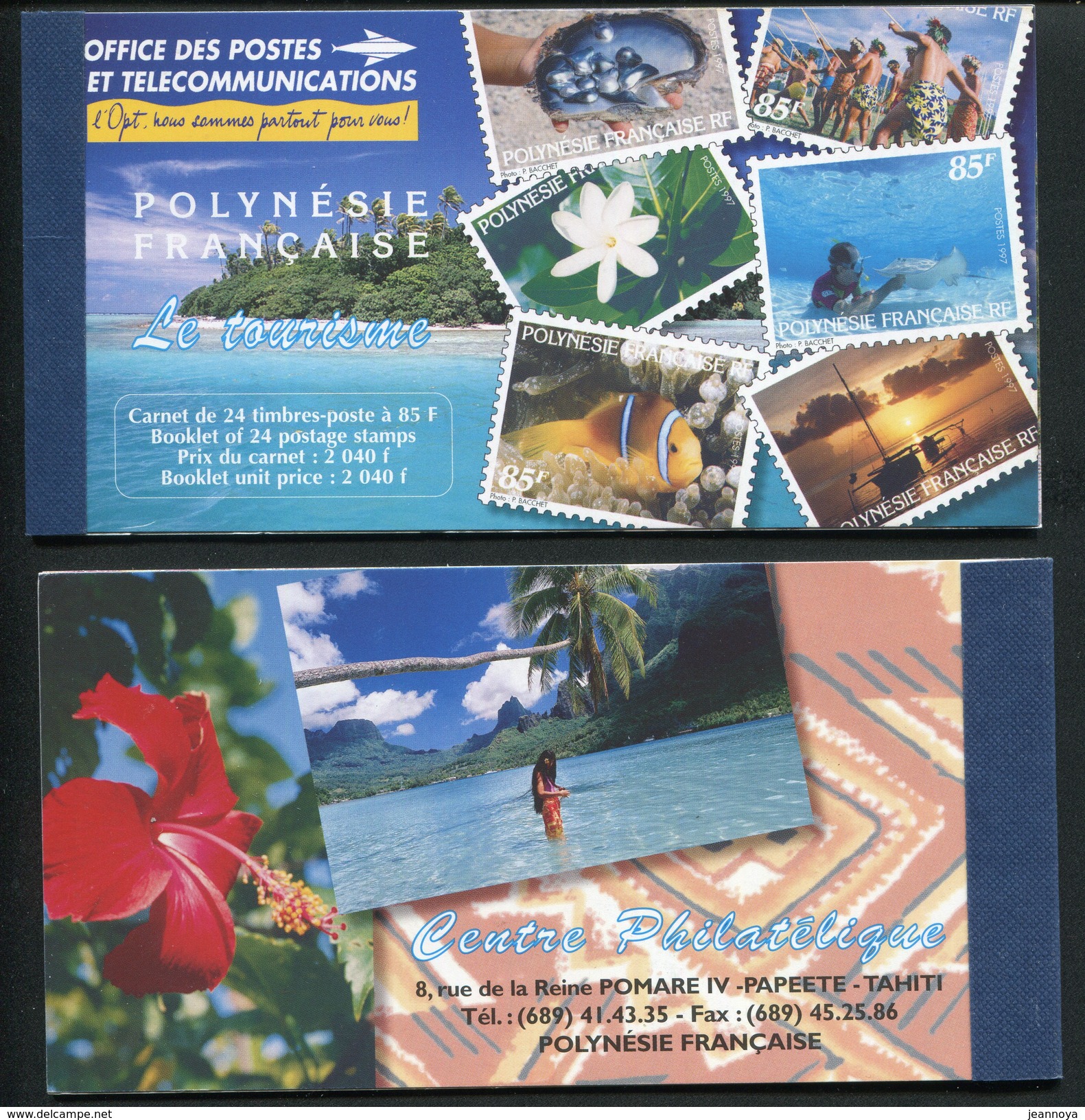 POLYNESIE FRANCAISE - CARNET N° C536 * * - LE TOURISME - LUXE & RARE - Libretti