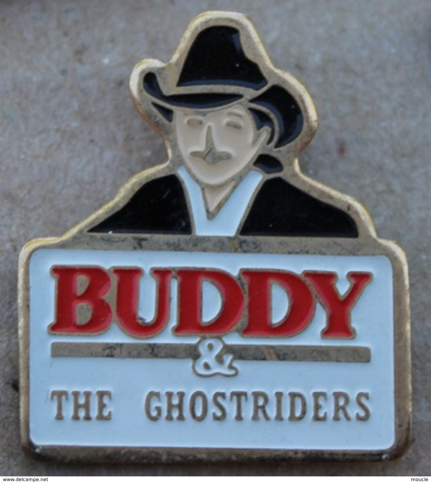 BUDDY & THE GHOSTRIDERS - CHAPEAU - COW-BOY -          (JAUNE) - Personnes Célèbres