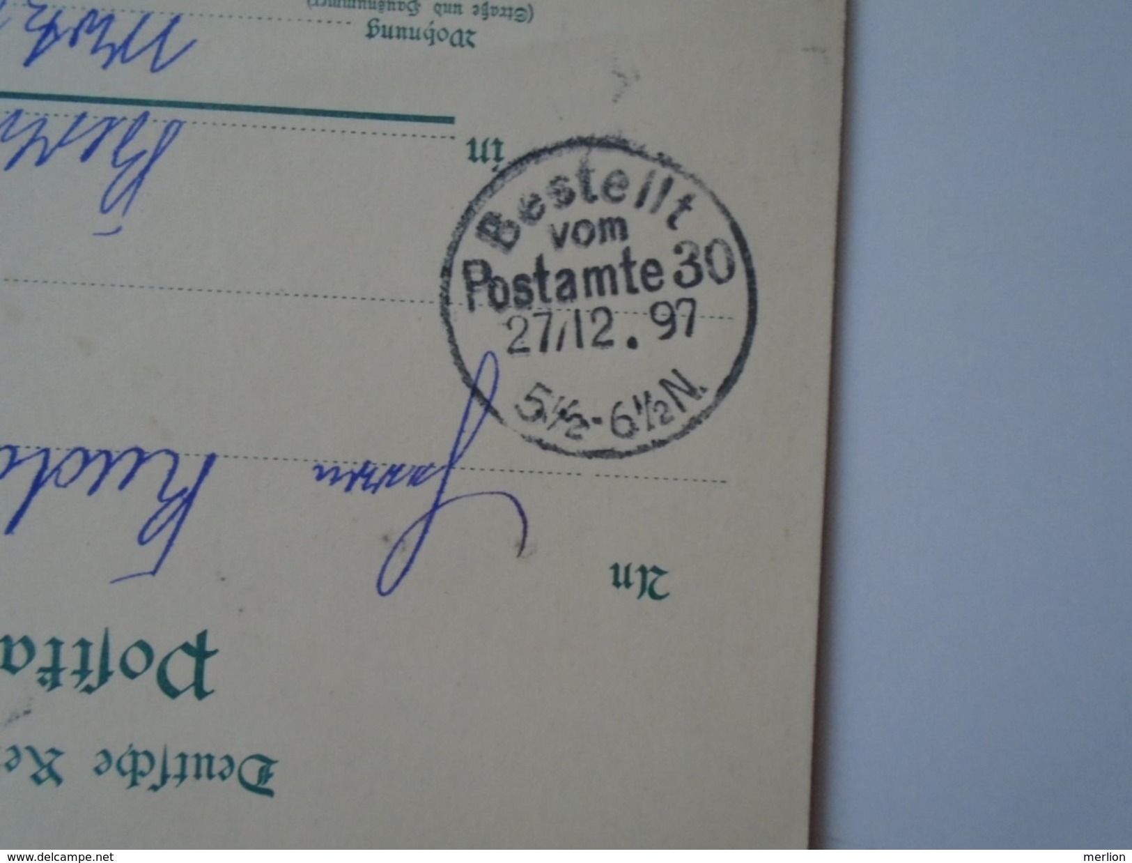 D151127 Postcard  Germany  Stamped Stationery - BERLIN  1897 - Altri & Non Classificati