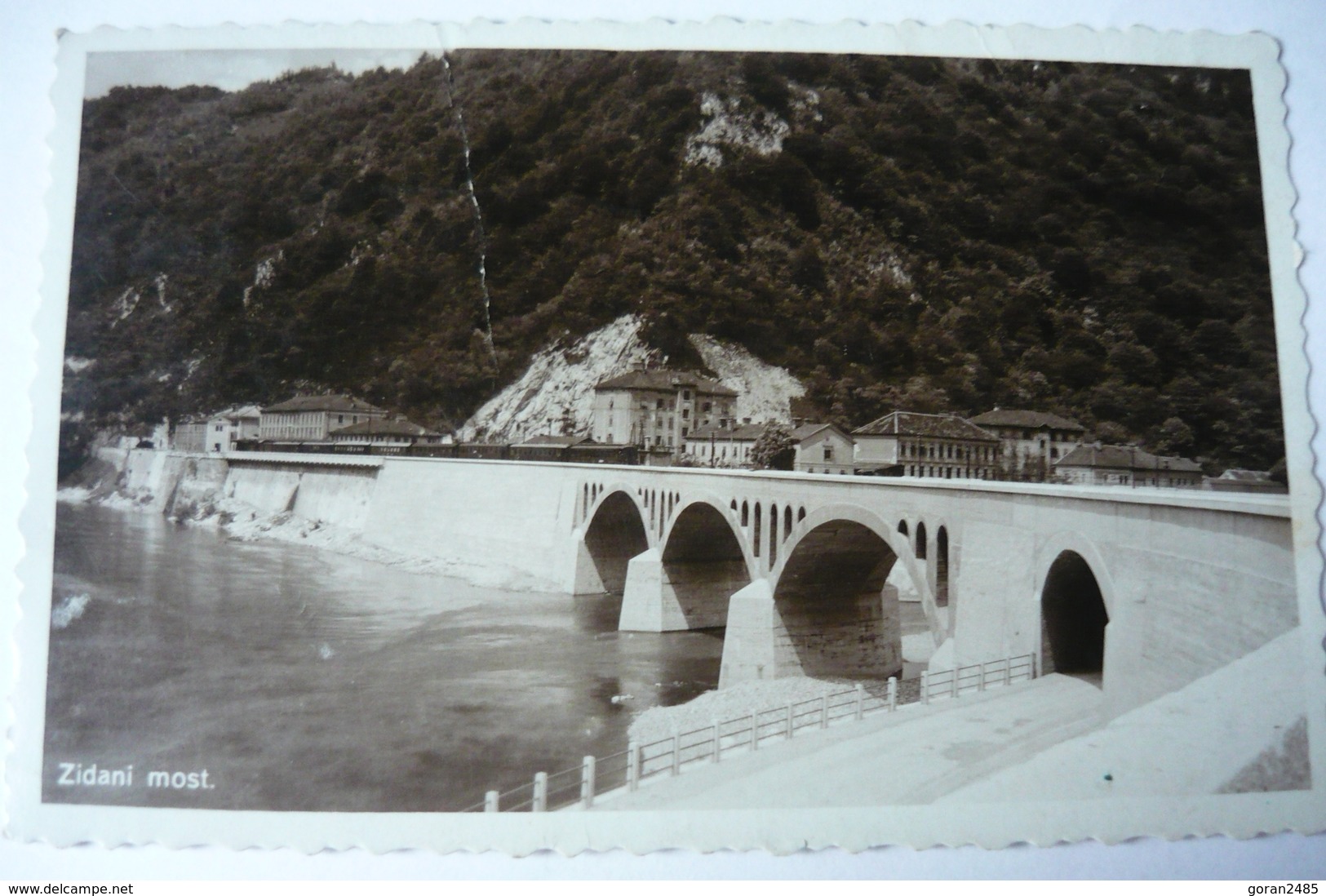 Slovenia, Zidani Most, Railway, Train, Bent, Us. 1938 - Slovenia
