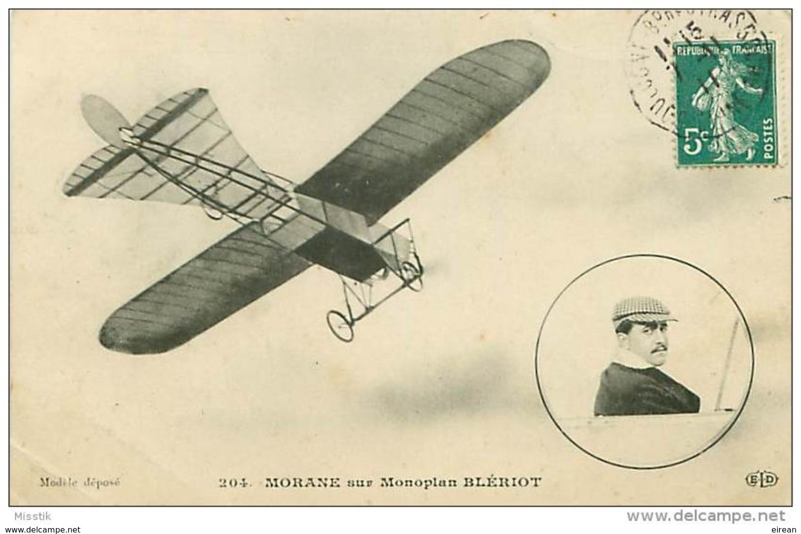 Morane Sur Monoplan Blériot - Aviateurs