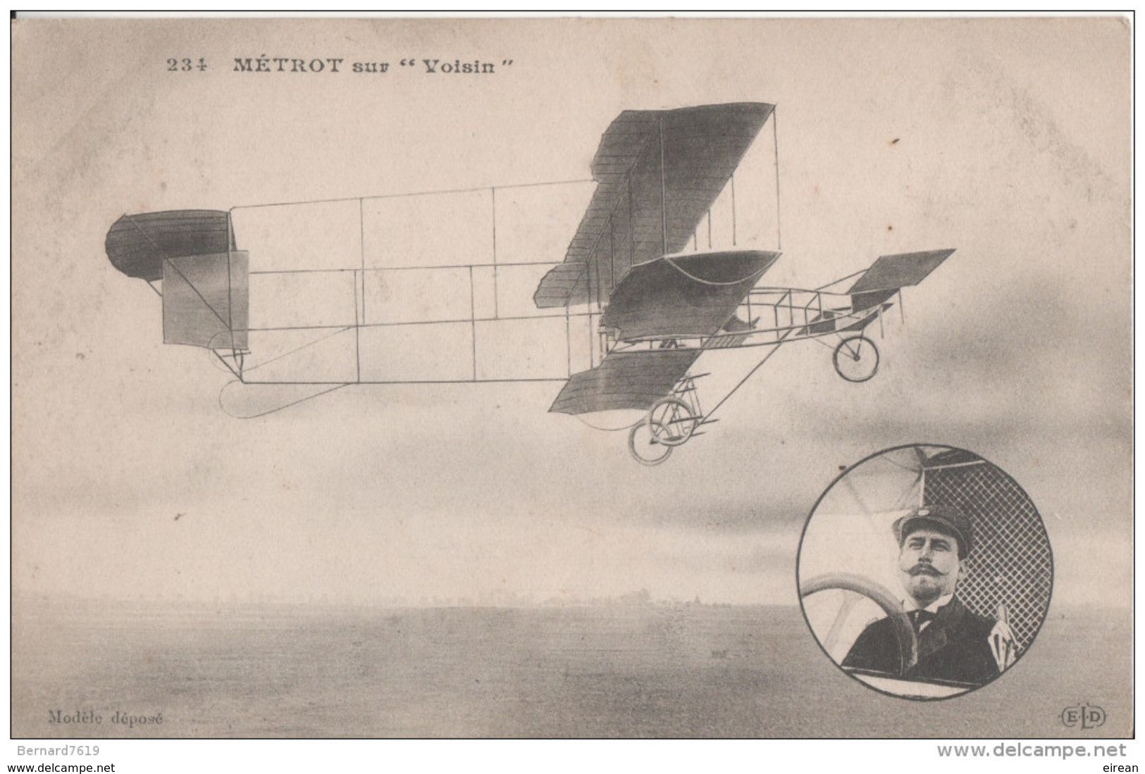 Métrot Sur "Voisin" - Aviateurs