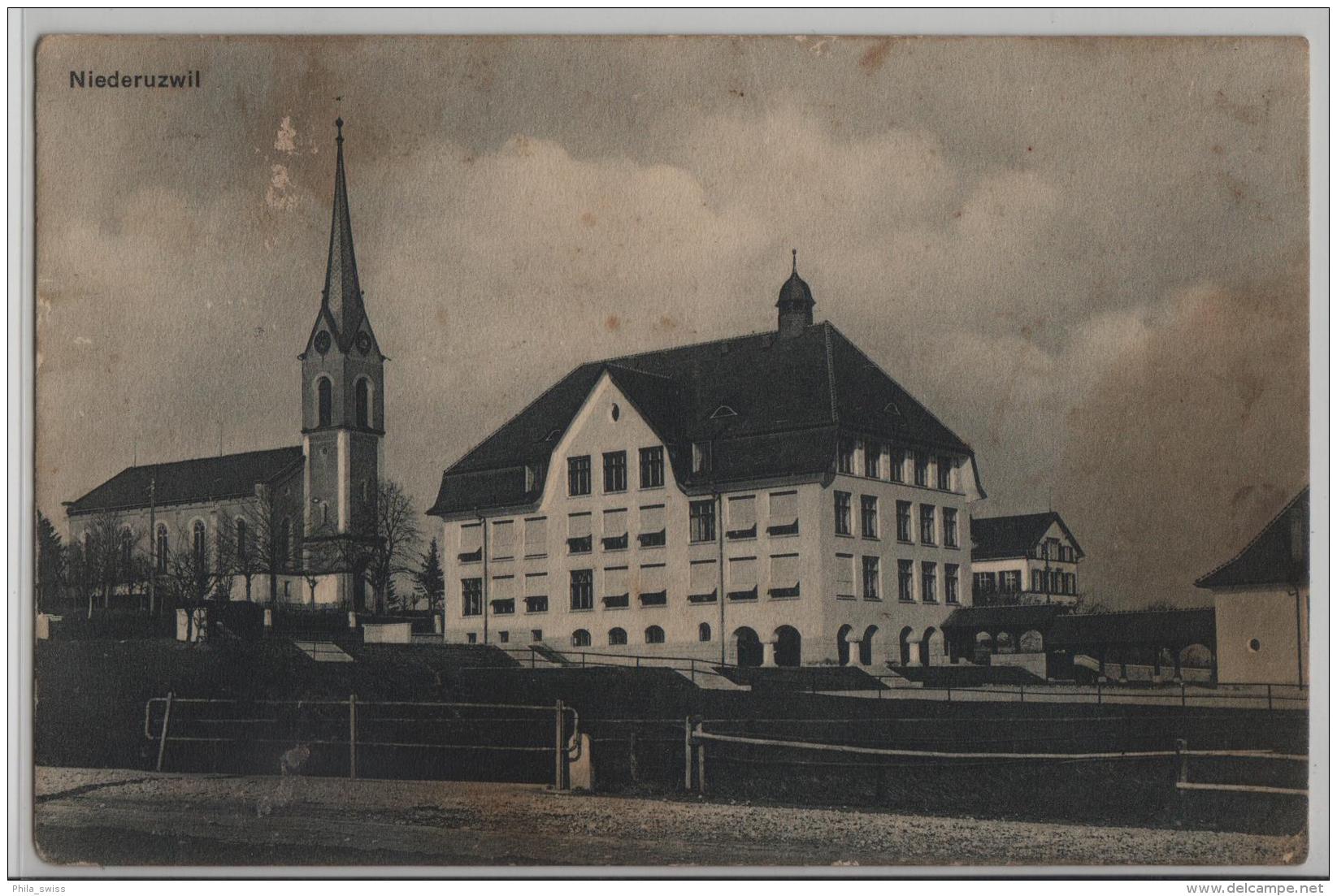 Niederuzwil Nieder-Uzwil - Kirche & Schulhaus - Uzwil