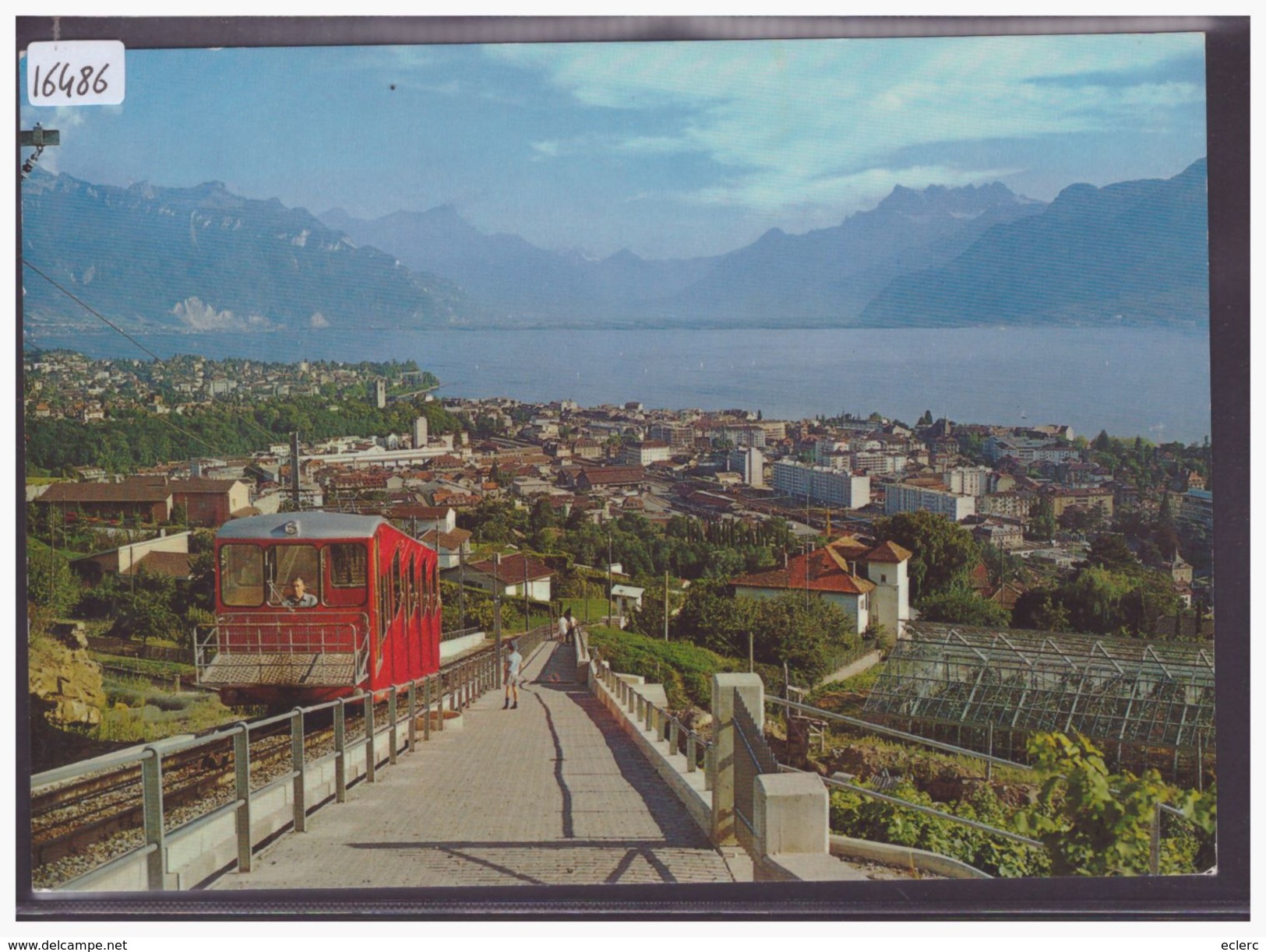 CPM - FORMAT 10x15cm - FUNICULAIRE VEVEY CHARDONNE MONT PELERIN - TB - Chardonne