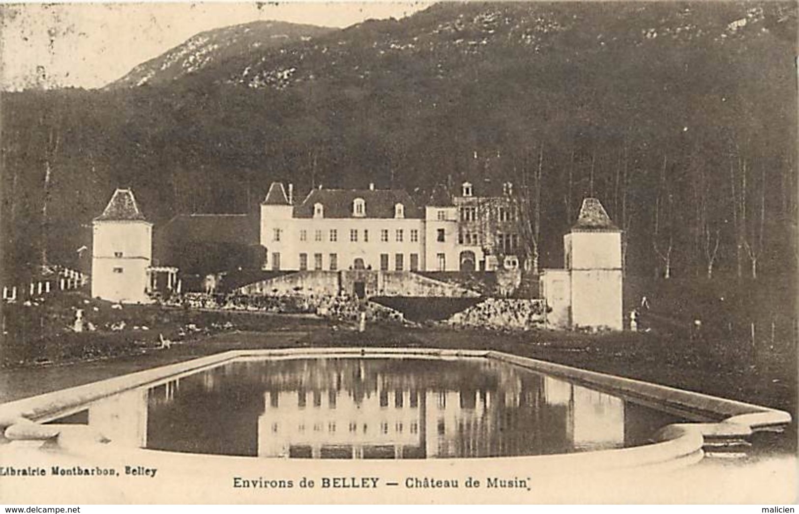 - Dpts Div.-ref-PP338- Ain - Chateau De Muin - Environs De Belley - Chateaux - Carte Bon Etat - - Non Classés