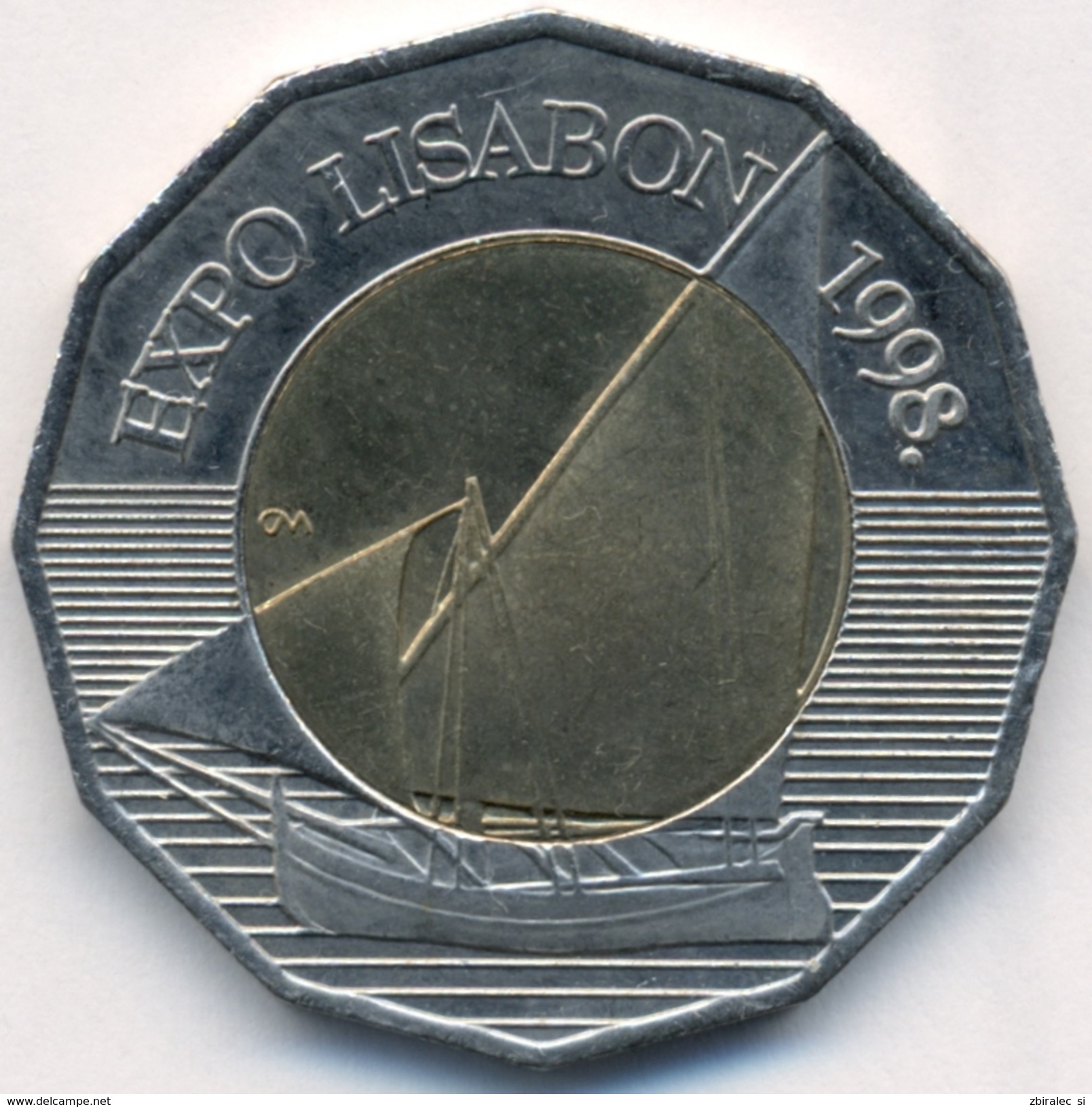 Croatia 25 Kuna 1998 "Lisbon Expo" UNC Bimetal Coin (KM# 63) - Croatia