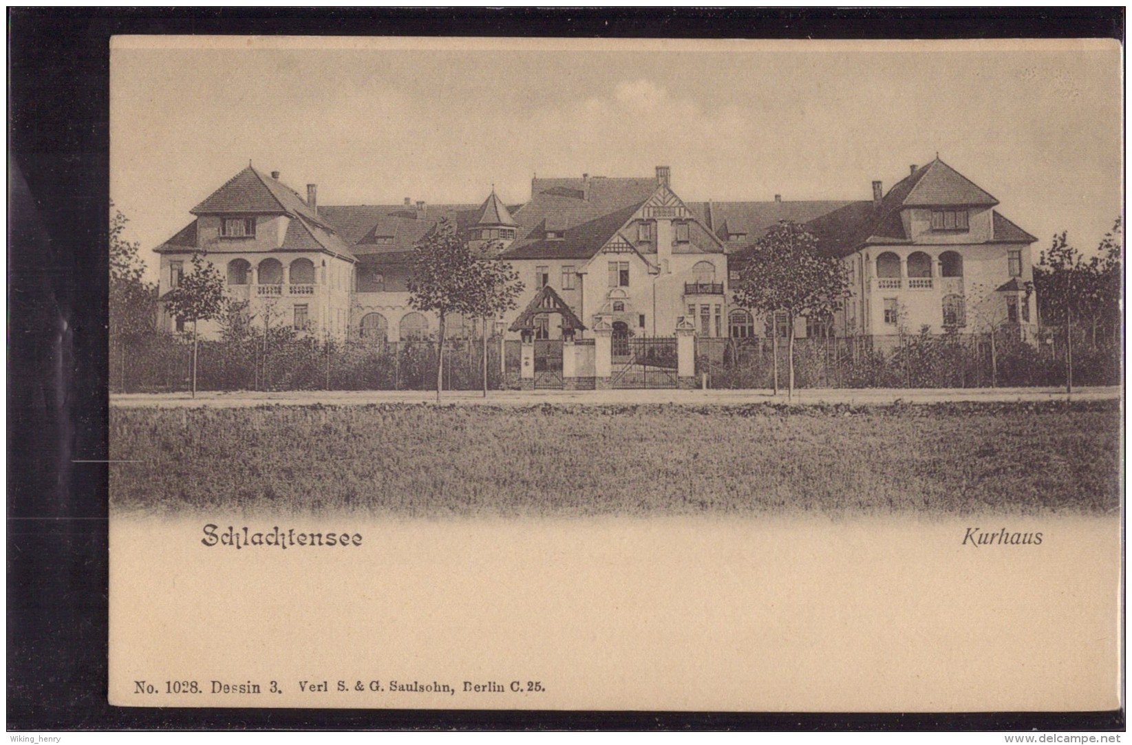 Berlin Steglitz Zehlendorf - S/w Schlachtensee Kurhaus - Steglitz