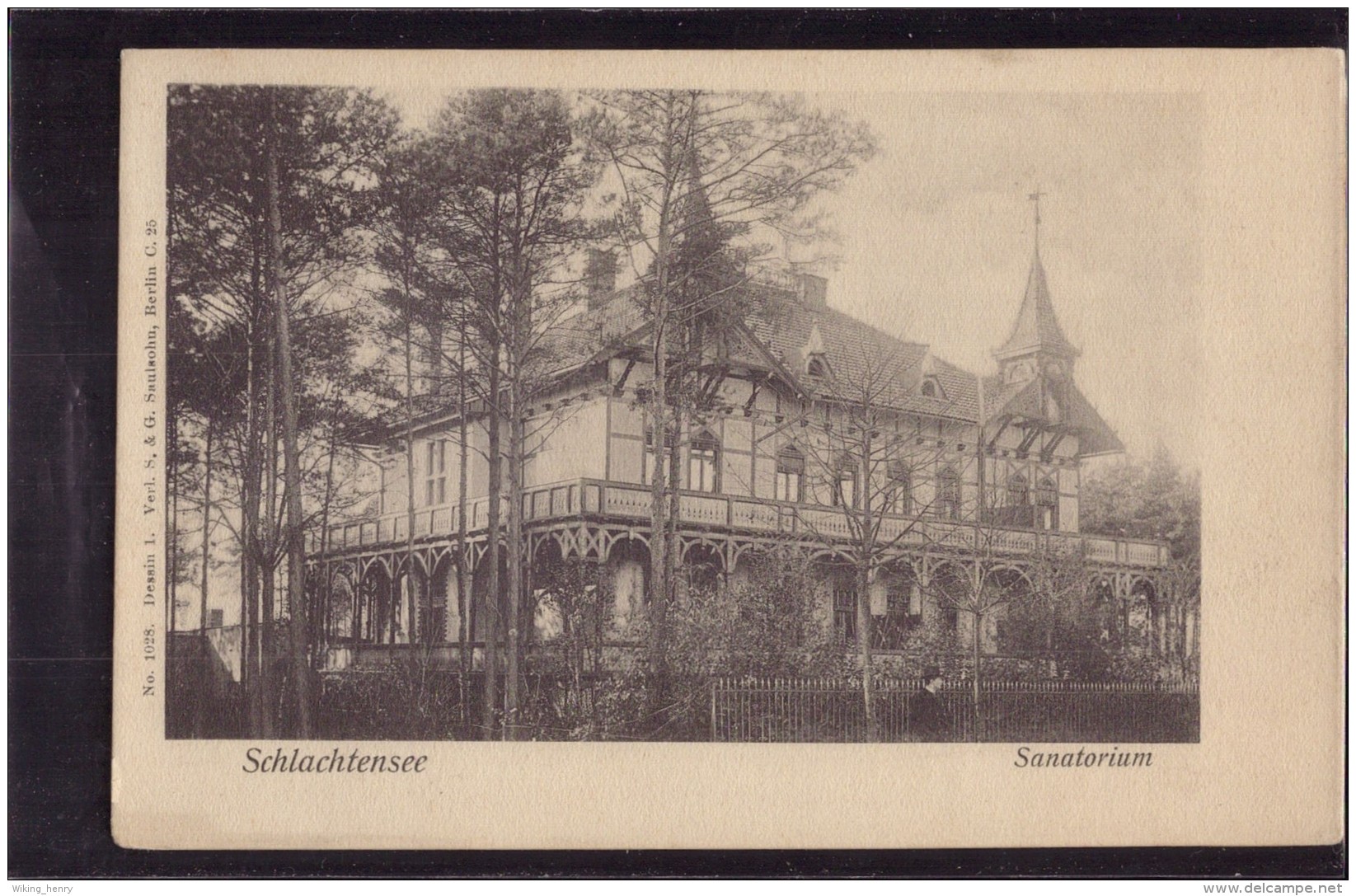 Berlin Steglitz Zehlendorf - S/w Schlachtensee Sanatorium - Steglitz