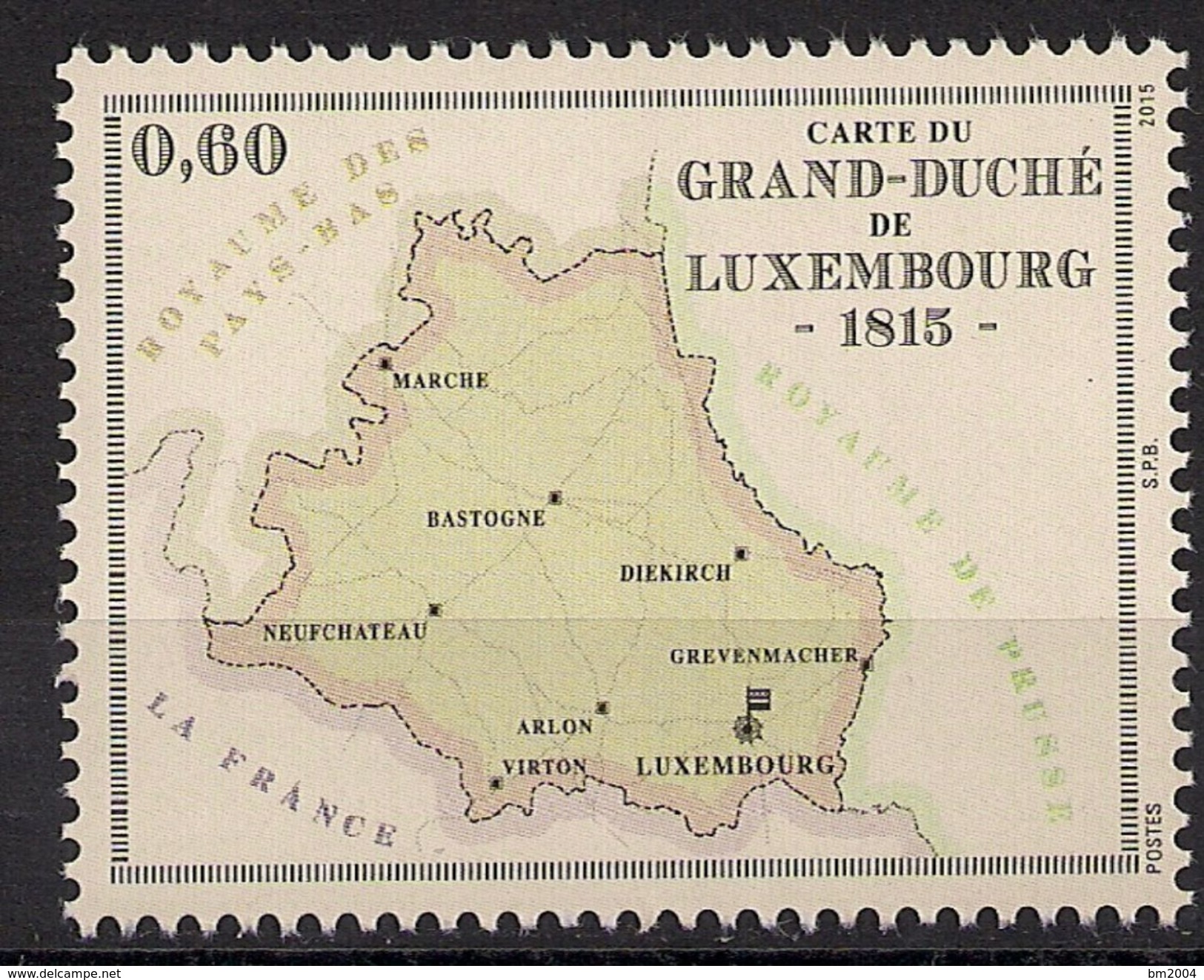 2015 Luxemburg Mi. 2034**MNH 200 Jahre Unabhängiges Großherzogtum Luxemburg - Unused Stamps