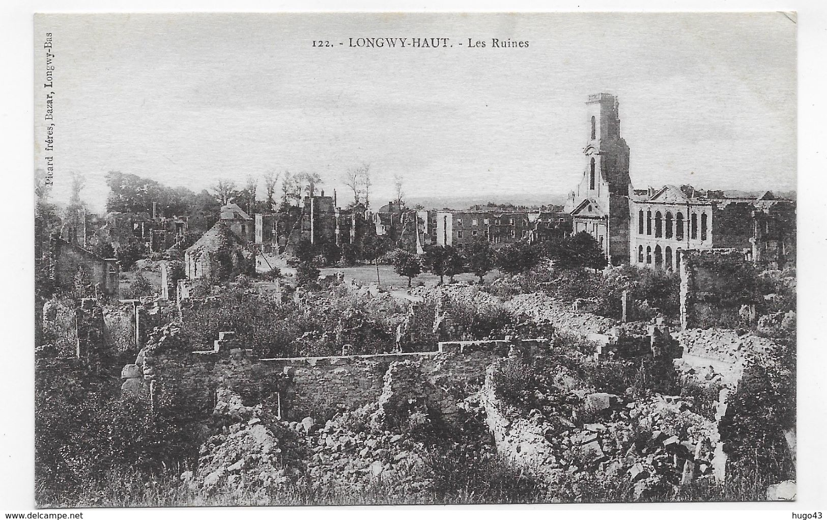 LONGWY HAUT - N° 122 - LES RUINES - CPA NON VOYAGEE - Longwy