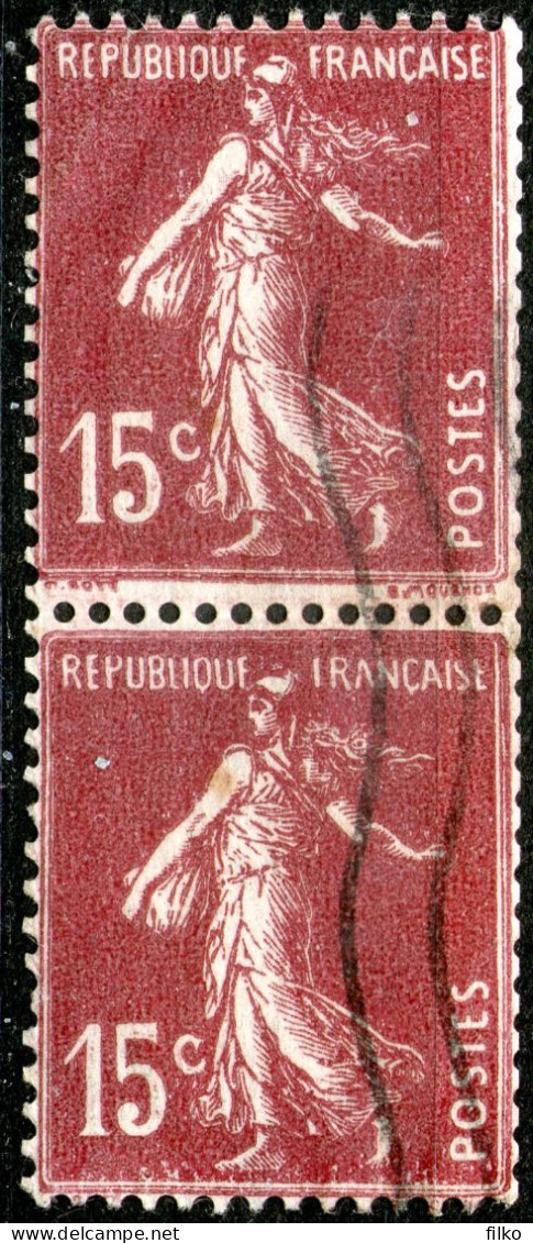 Francia,sower, 15 C. 1926,Y&T#189,Mi#184,error Shown On Scan,as Scan - Oblitérés