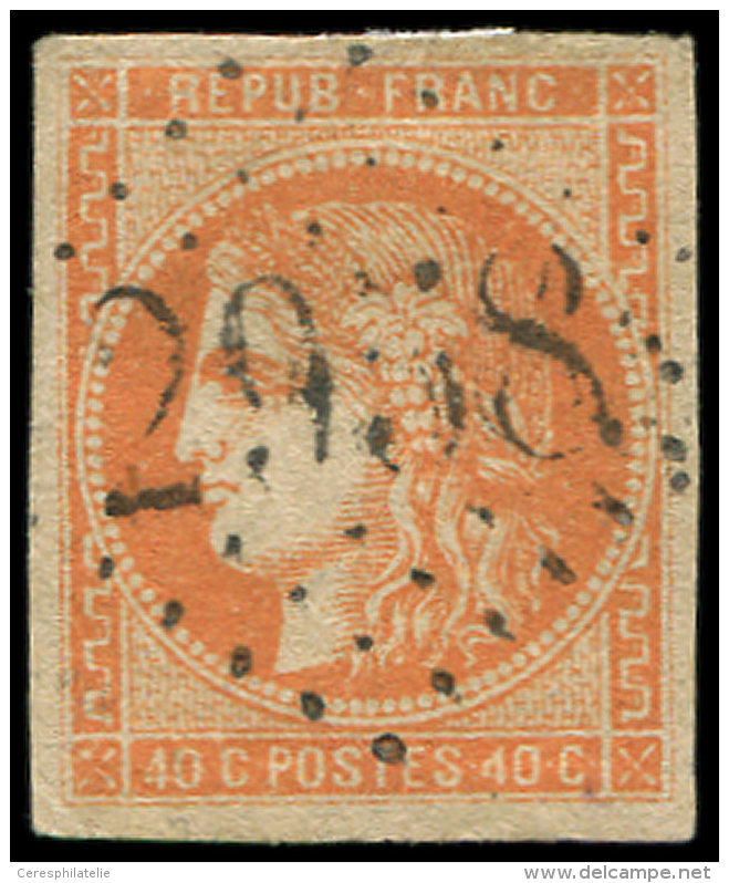 48l  40c. Rouge, 4 LARGE, Obl. GC 2598, TB - Other & Unclassified