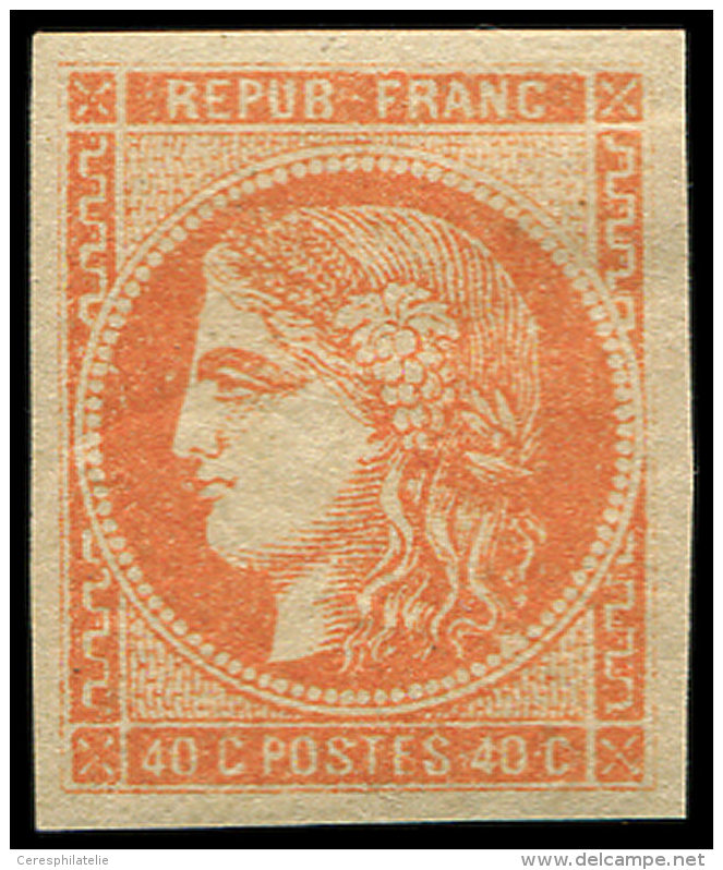 48   40c. Orange, Belles Marges, Frais Et TB. C - Other & Unclassified