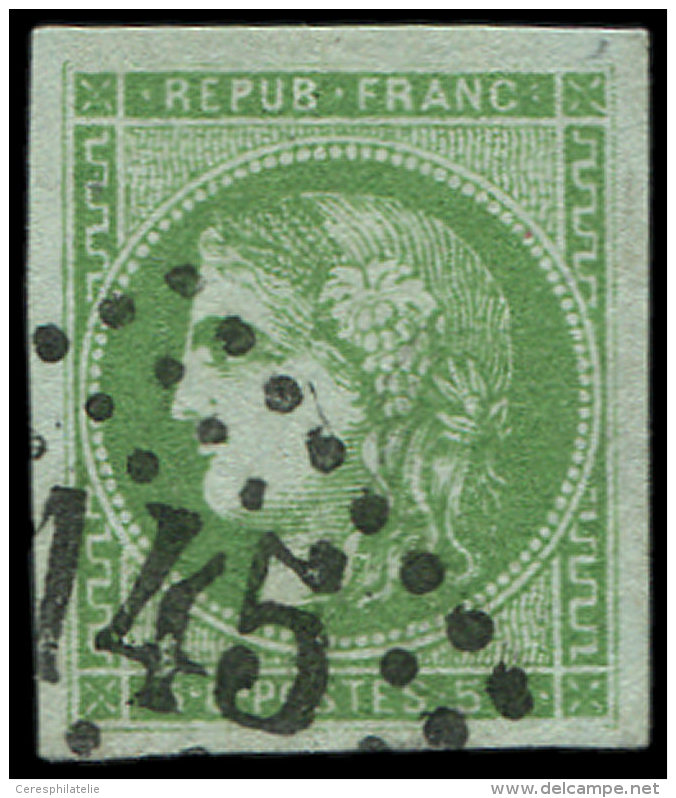 42B   5c. Vert Jaune, R II, Belles Marges, Obl. GC, TTB - Other & Unclassified