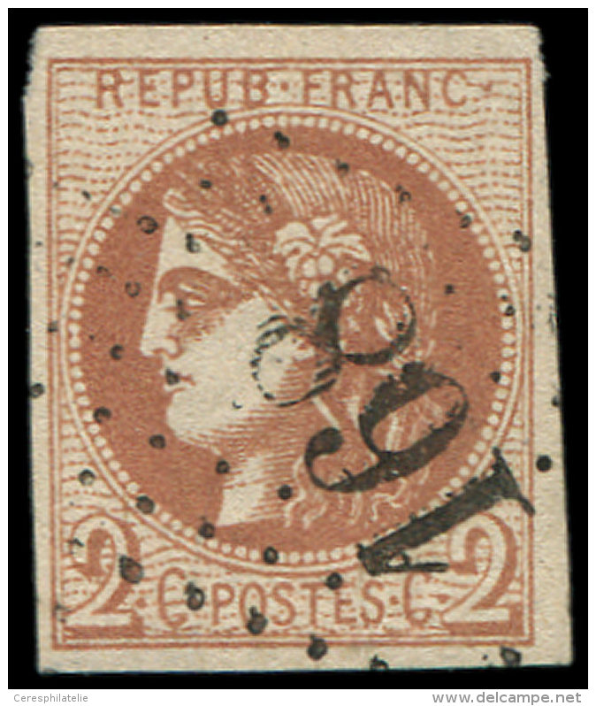 40B   2c. Brun Rouge, R II, Obl. GC 168, TB. C - Other & Unclassified