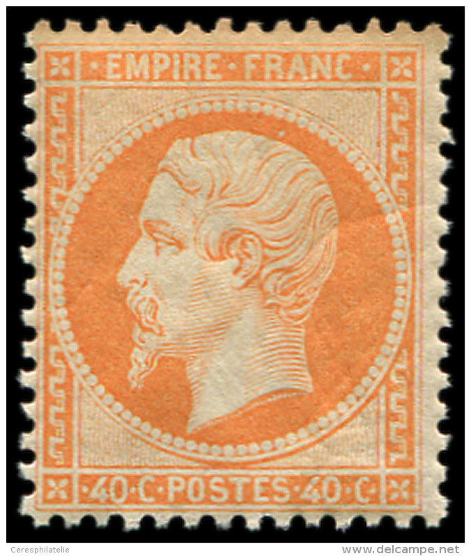 23   40c. Orange, Bien Centr&eacute;, TB - Other & Unclassified