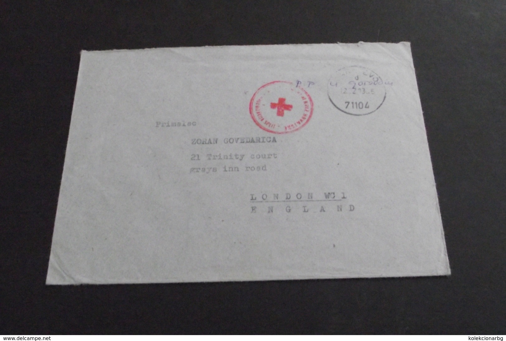 499. Letter Civil War In Bosnia 1993. - Cartas & Documentos