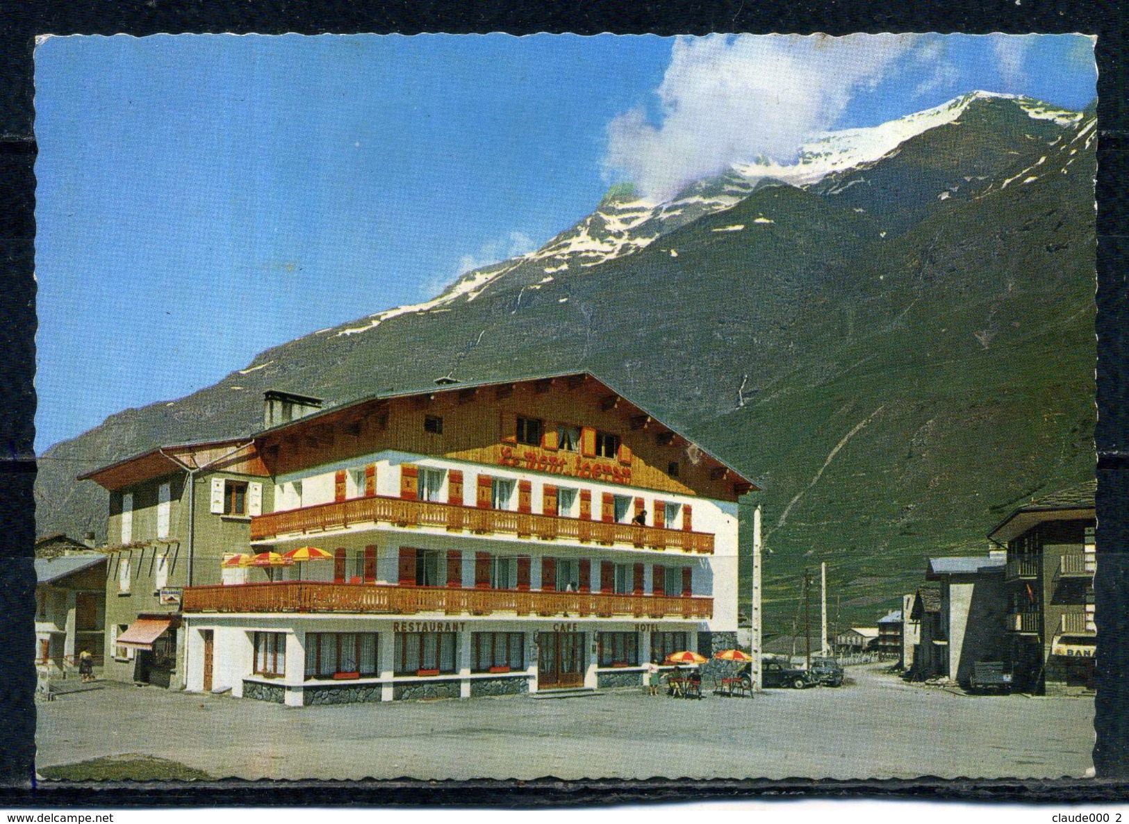 BESSANS . Hotel " LE MONT ISERAN " Propriétaire M. CLAPPIER .    Voir Recto - Verso    (U267) - Sonstige & Ohne Zuordnung