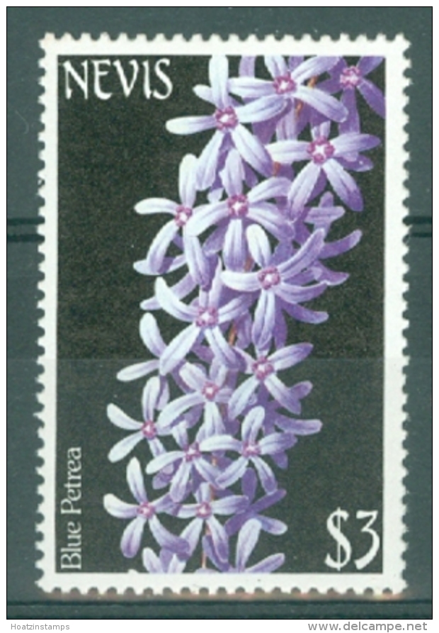 Nevis: 1984/86   Flowers   SG196A   $3     MNH - St.Kitts And Nevis ( 1983-...)