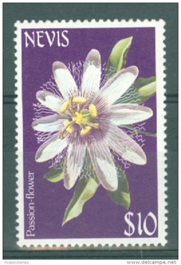 Nevis: 1984/86   Flowers   SG198A   $10     MNH - St.Kitts And Nevis ( 1983-...)
