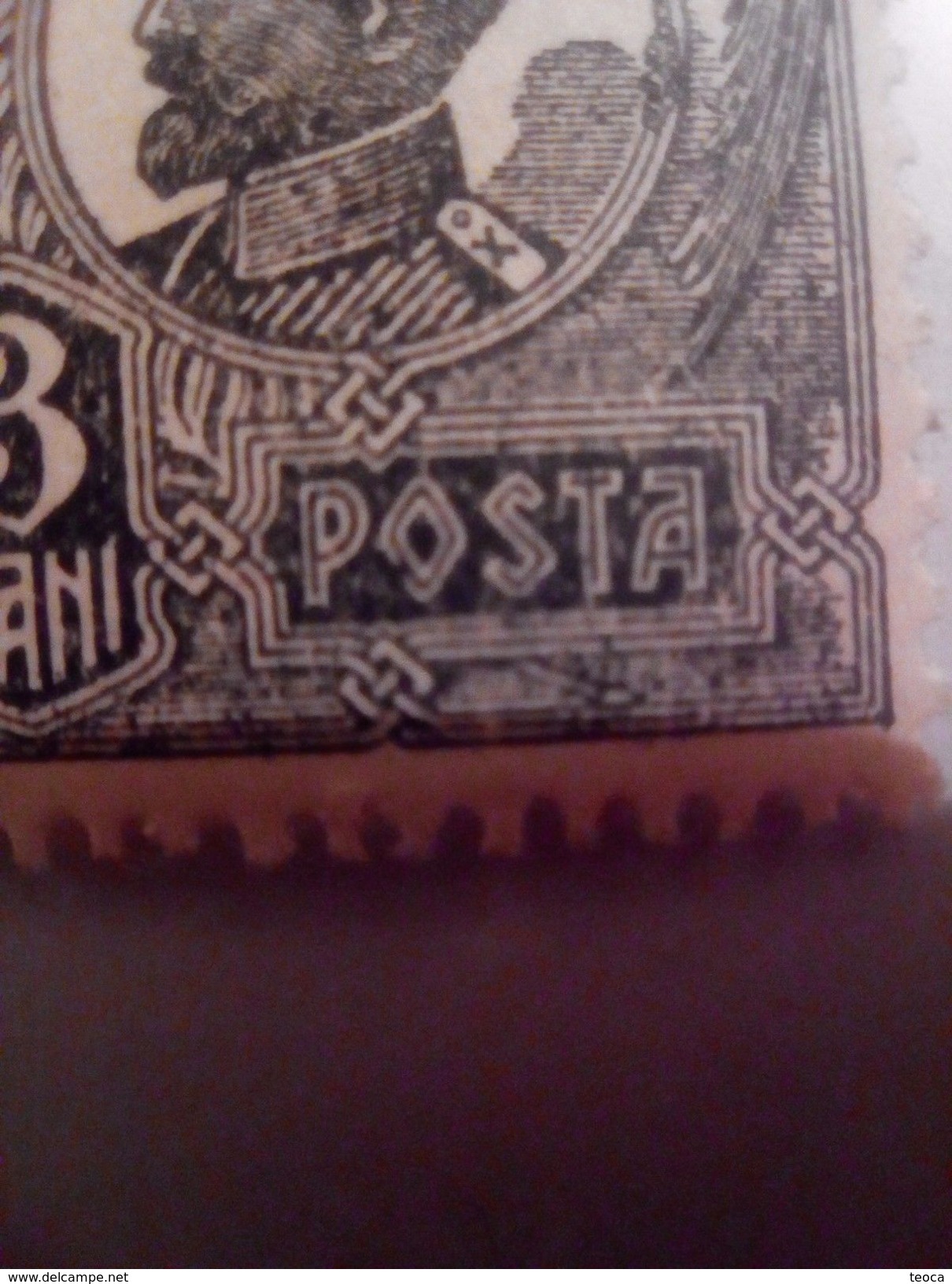 Errors Romania King Ferdinand 3 Bani, With Eeror At Number ``3`` Letters Broken Posta, Error At Crown Unused Gumm Mnh - Errors, Freaks & Oddities (EFO)