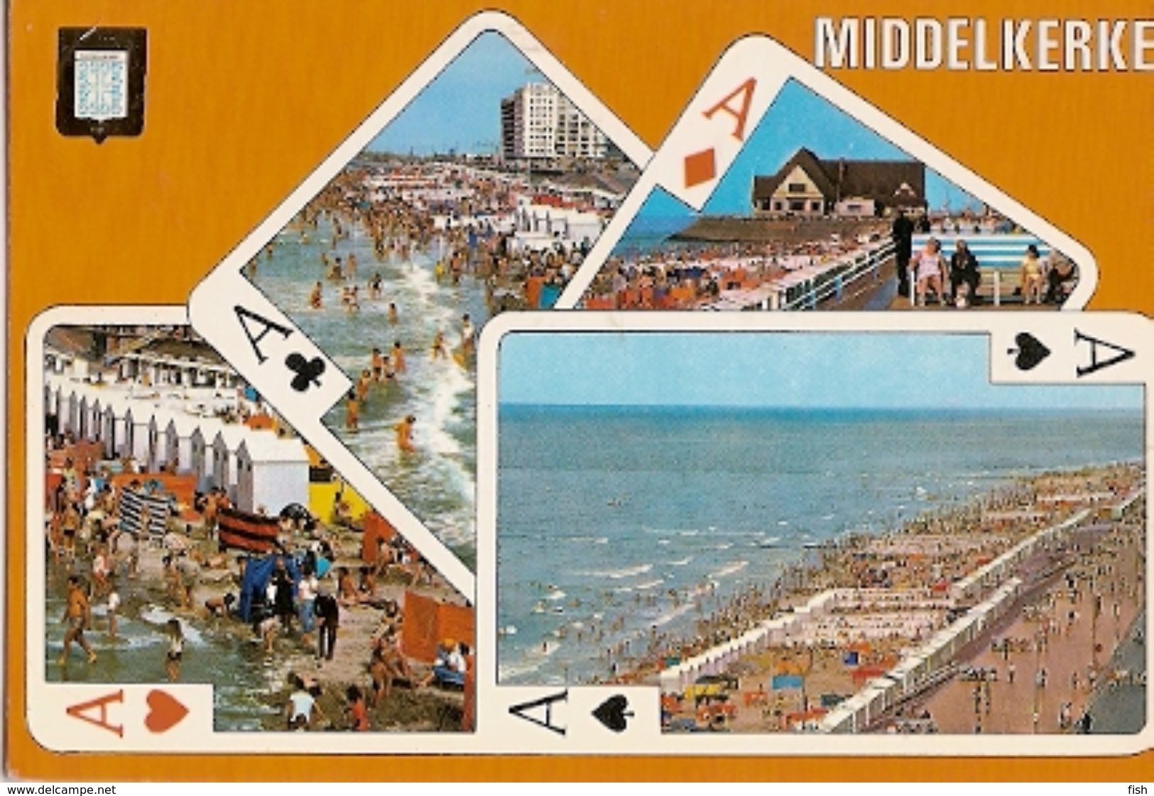 Belgium  & Circulated,Middelkerke, Zee Zand Zon, Putte  (253) - Cartes à Jouer