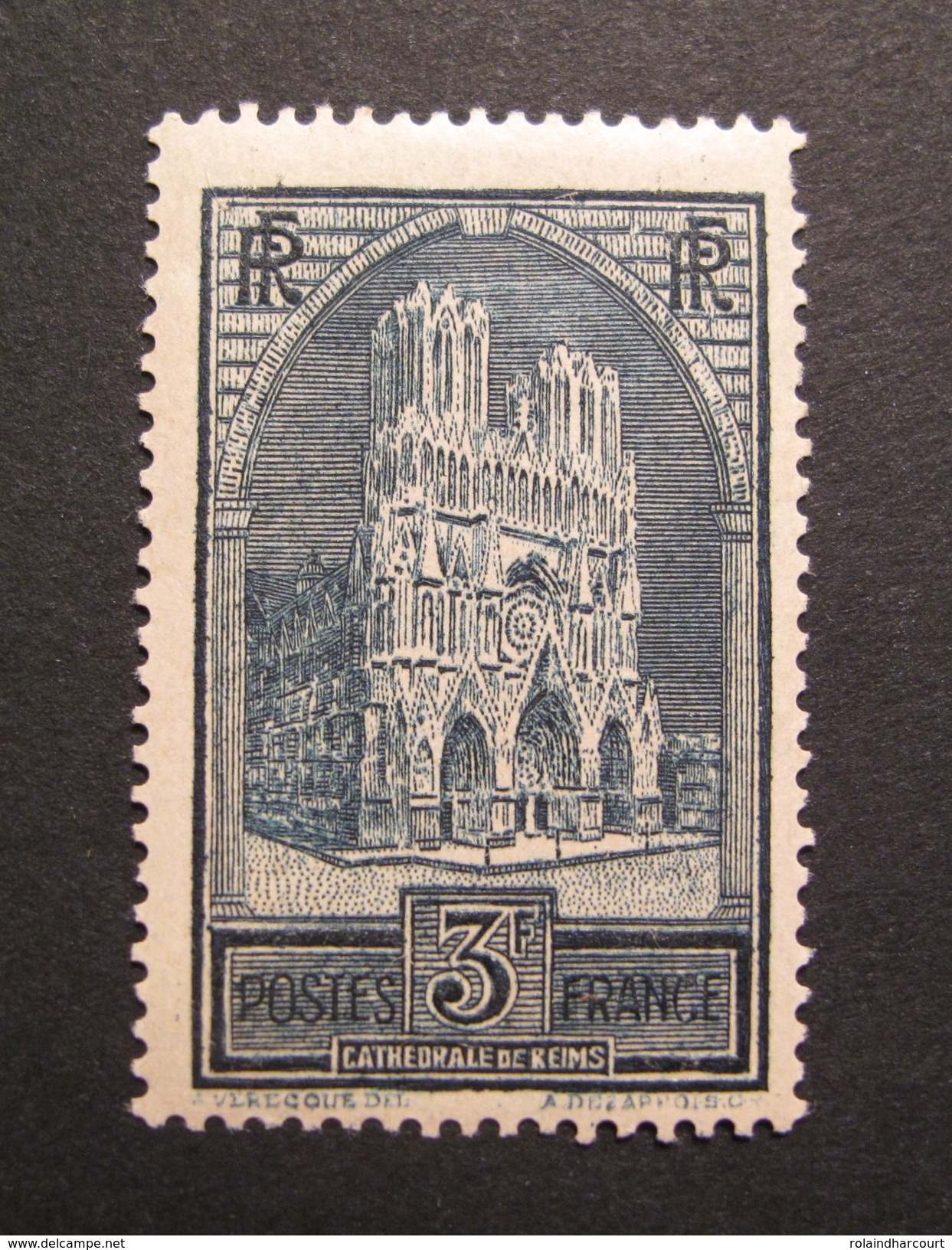 LOT R1624/143 - 1929 - CATHEDRALE DE REIMS - N°259a (type II) - NEUF** - Cote : 350,00 &euro; - Neufs