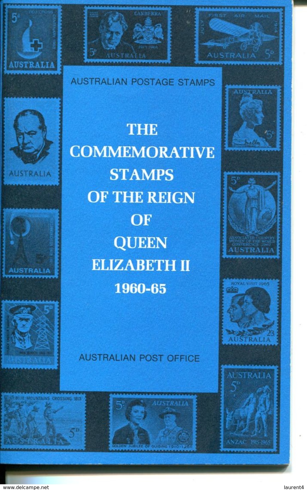 (Folder 72) Australian  Small Stamp Catalague Book - 1960-65 Queen Elizabeth II Stamp (50 Page) - Boeken Over Verzamelen