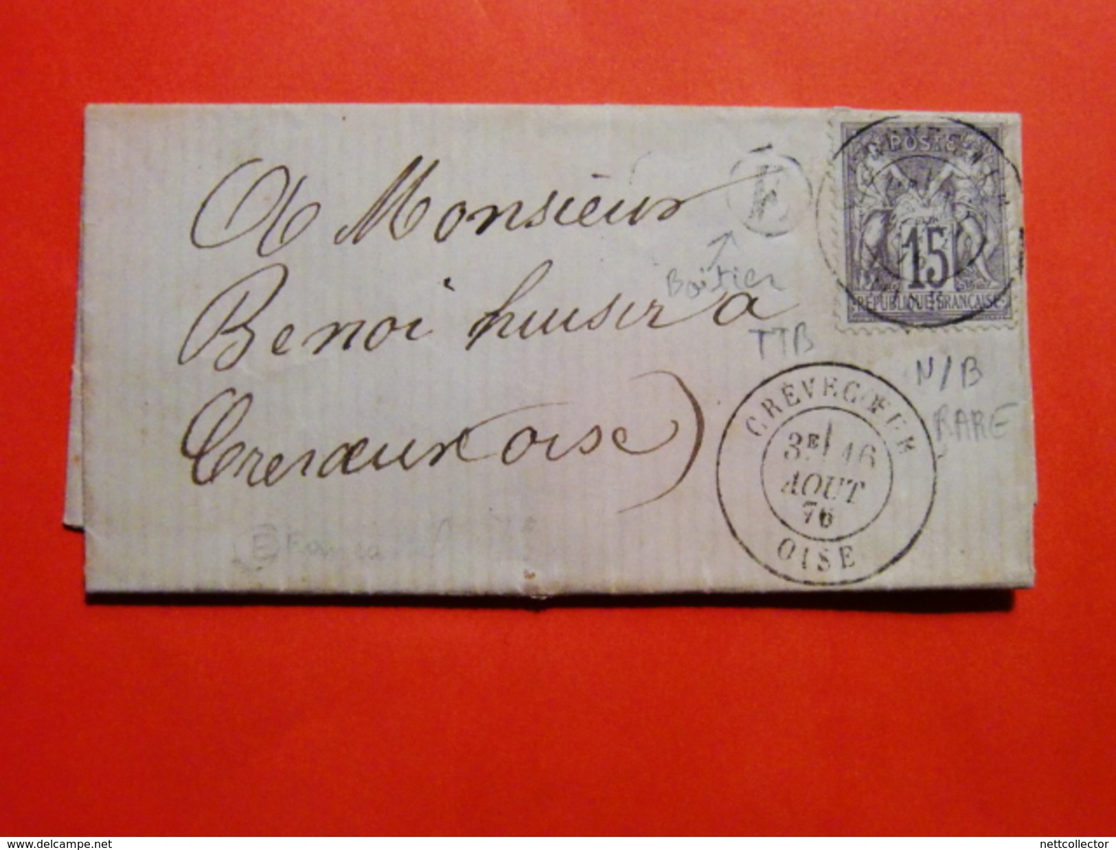 FRANCE 90 LETTRES CLASSIQUES RARES/BALLON MONTE/COMMUNE MAJ TB/TTB....