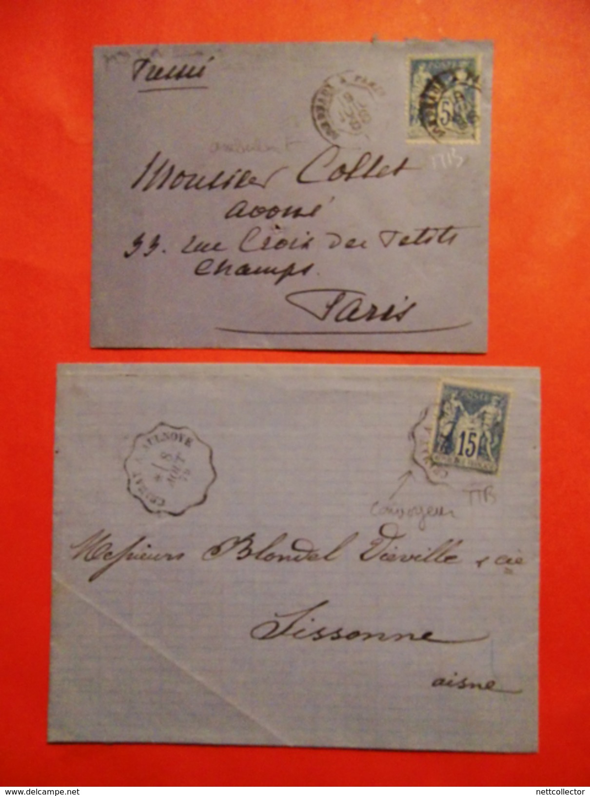 FRANCE 90 LETTRES CLASSIQUES RARES/BALLON MONTE/COMMUNE MAJ TB/TTB....