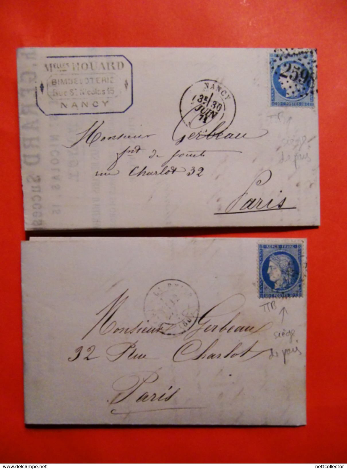 FRANCE 90 LETTRES CLASSIQUES RARES/BALLON MONTE/COMMUNE MAJ TB/TTB....