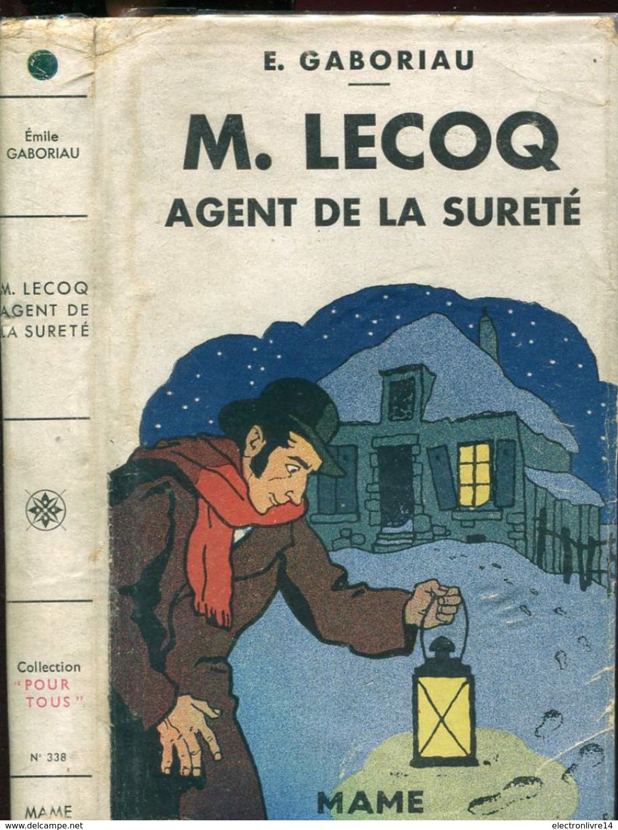 Gaboriau M Lecoq Agent De La Surete Ed Mane - Autres & Non Classés