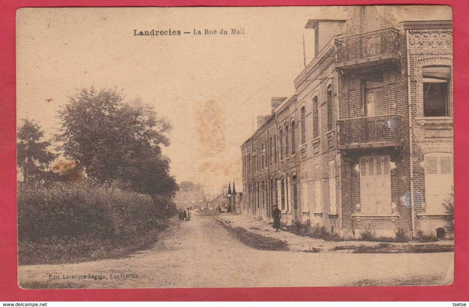 Landrecies - La Rue Du Mail ( Voir Verso ) - Landrecies
