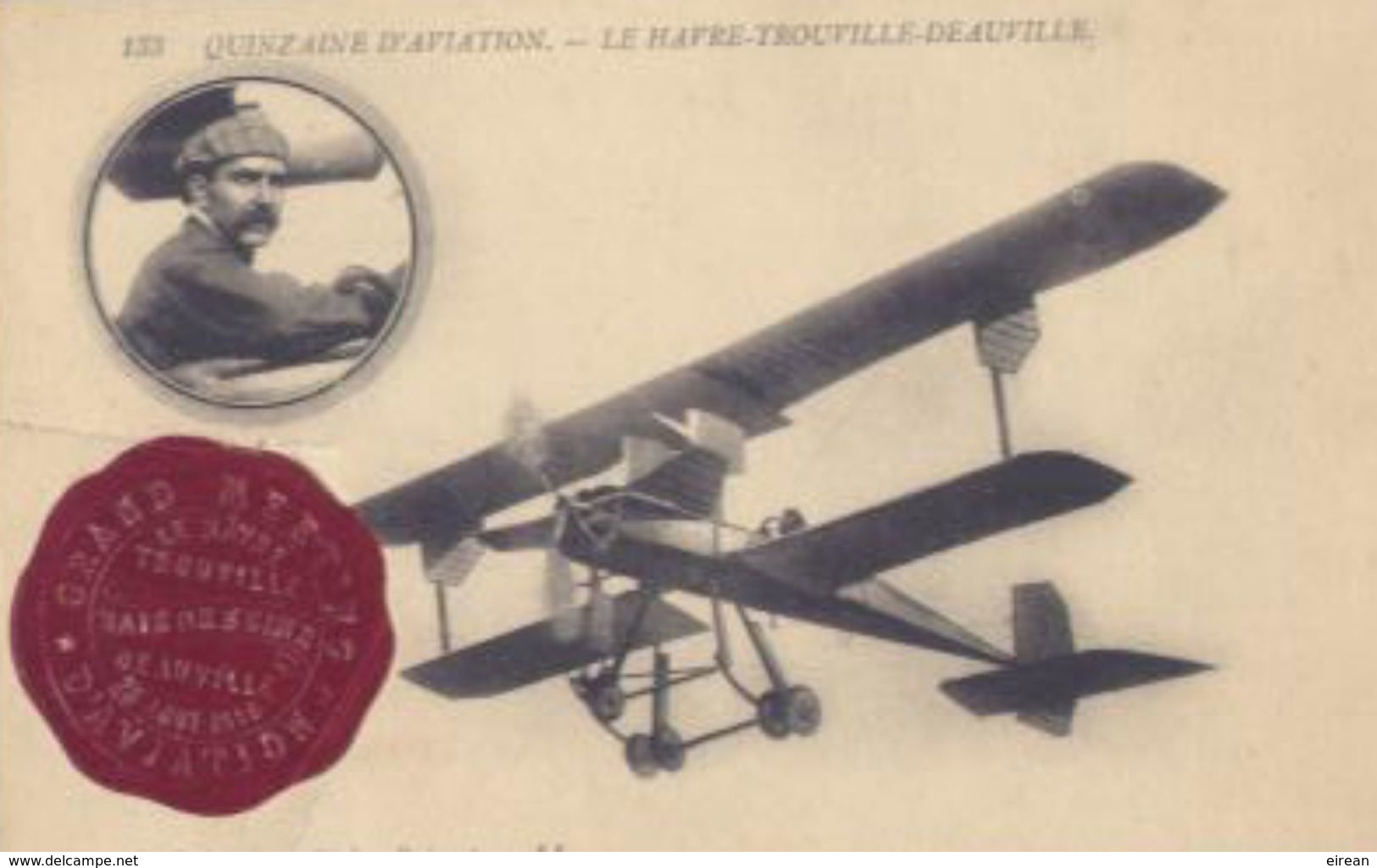 Quinzaine D'aviation - Le Havre - Deauville - Trouville - Airmen, Fliers