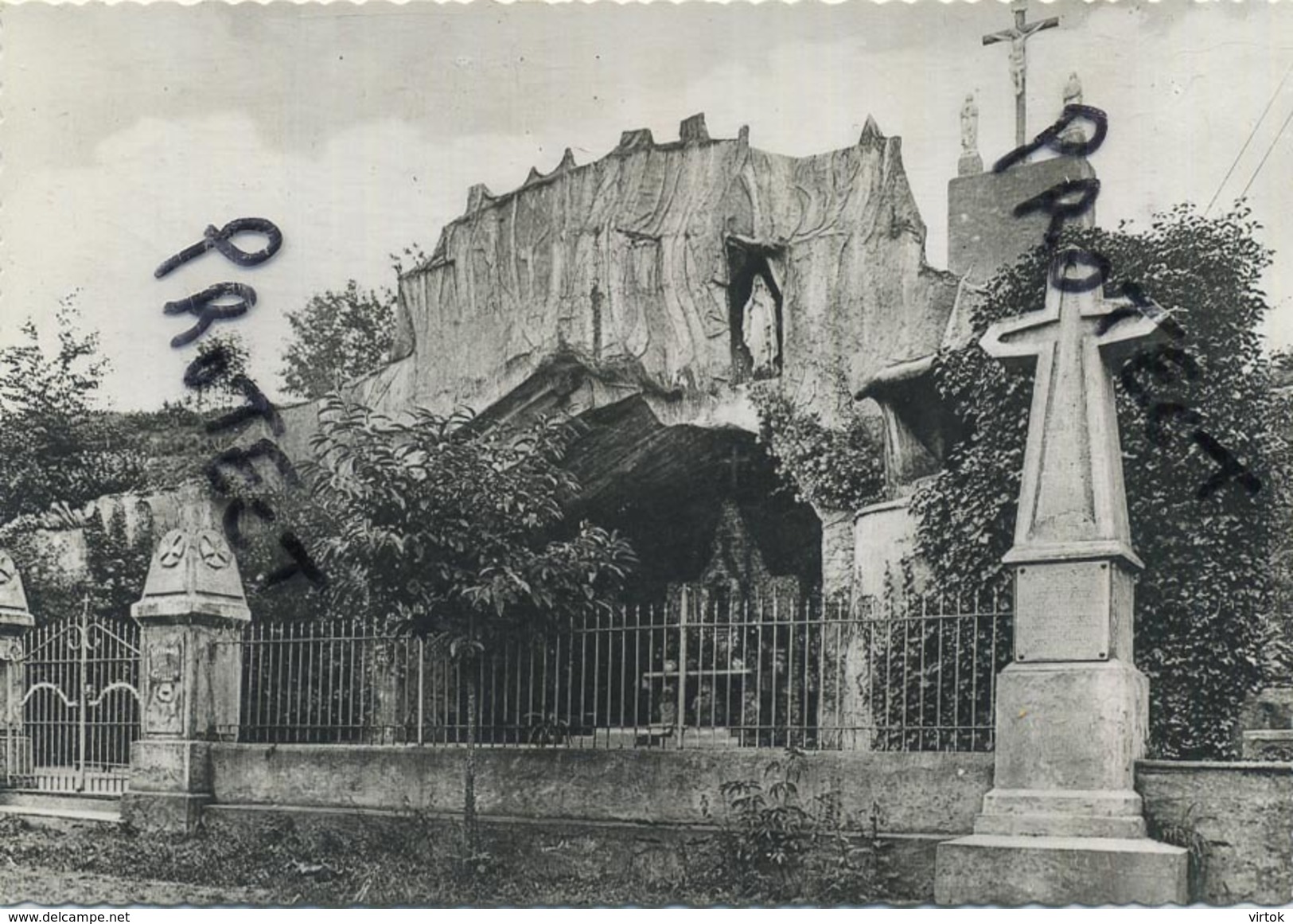 Steinbach  (Gouvy) - Grotte De N.D. De Lourdes     (Foto - Lutte Frères, Genappe)    ( Grand Format 15 X 10 Cm ) - Gouvy