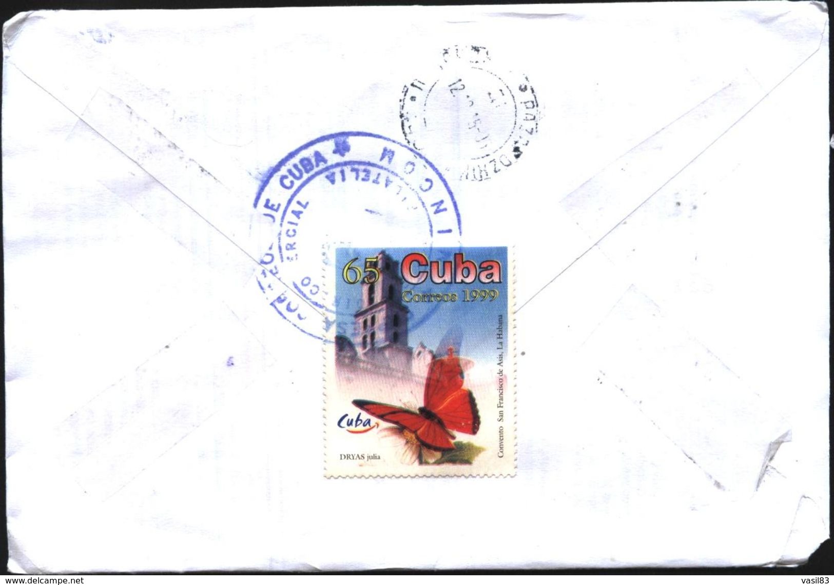 Mailed FDC-s 500 Years Santiago De Cuba 2015 From  Cuba - Lettres & Documents