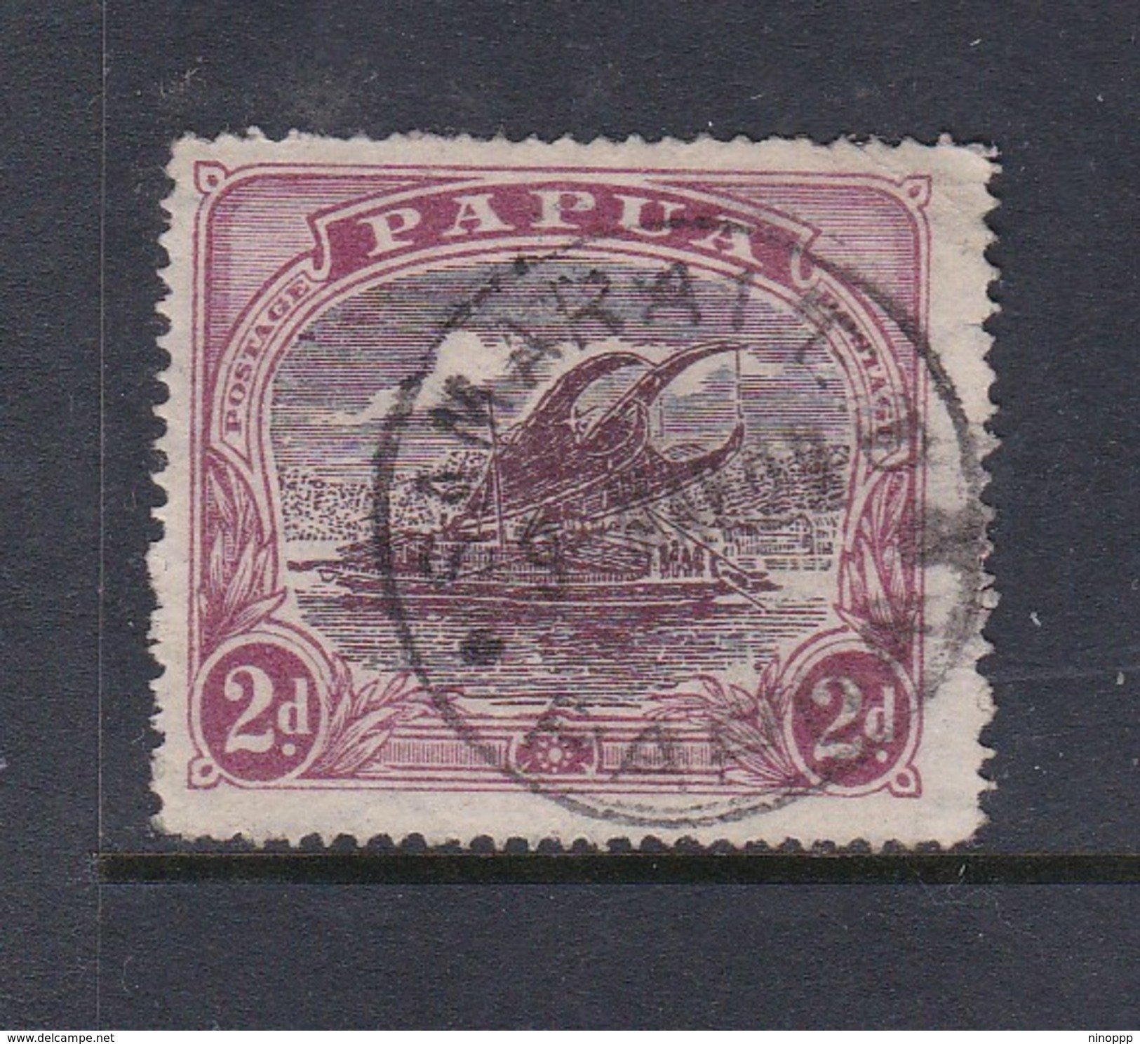 Papua SG 96a 1916-31 Lakatoi 2d Deep Brown-purple And Lake Used - Papouasie-Nouvelle-Guinée